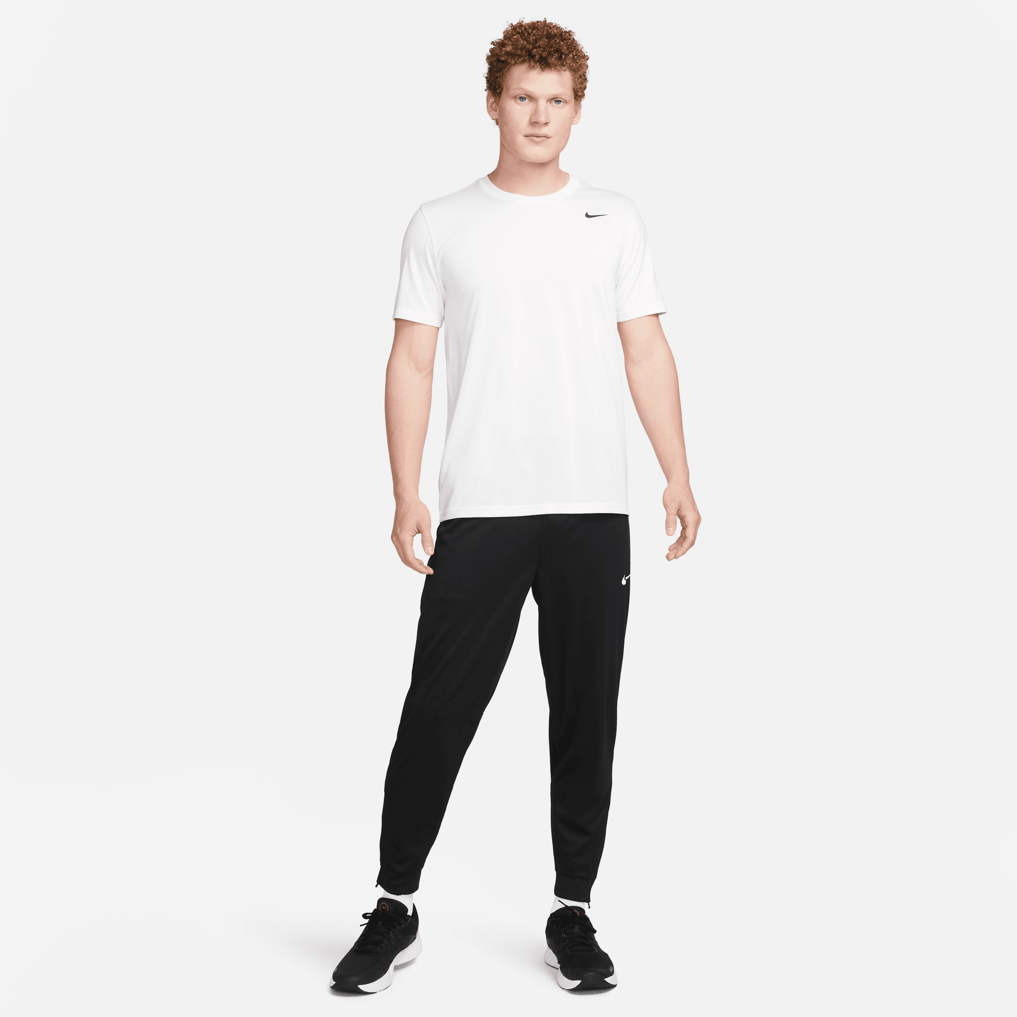 NIKE M NK DF TOTALITY PANT TPR BLACK/WHITE – Bild 5