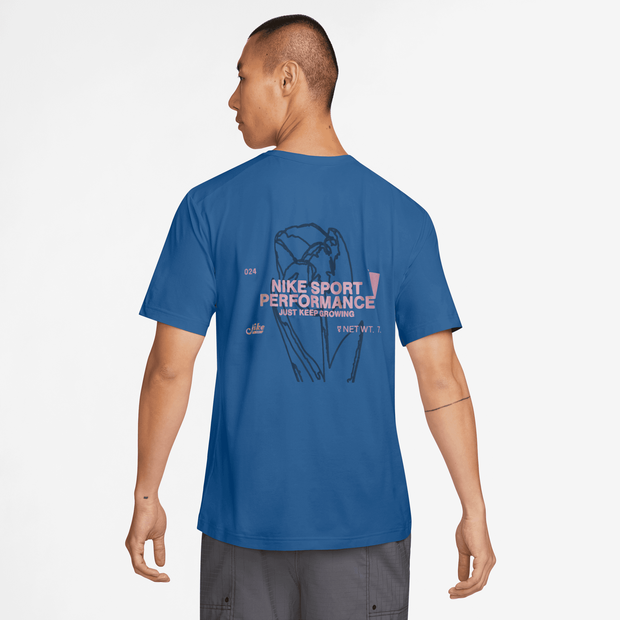 NIKE M NK DF UV HYVERSE SS GX COURT BLUE/BLACK – Bild 2