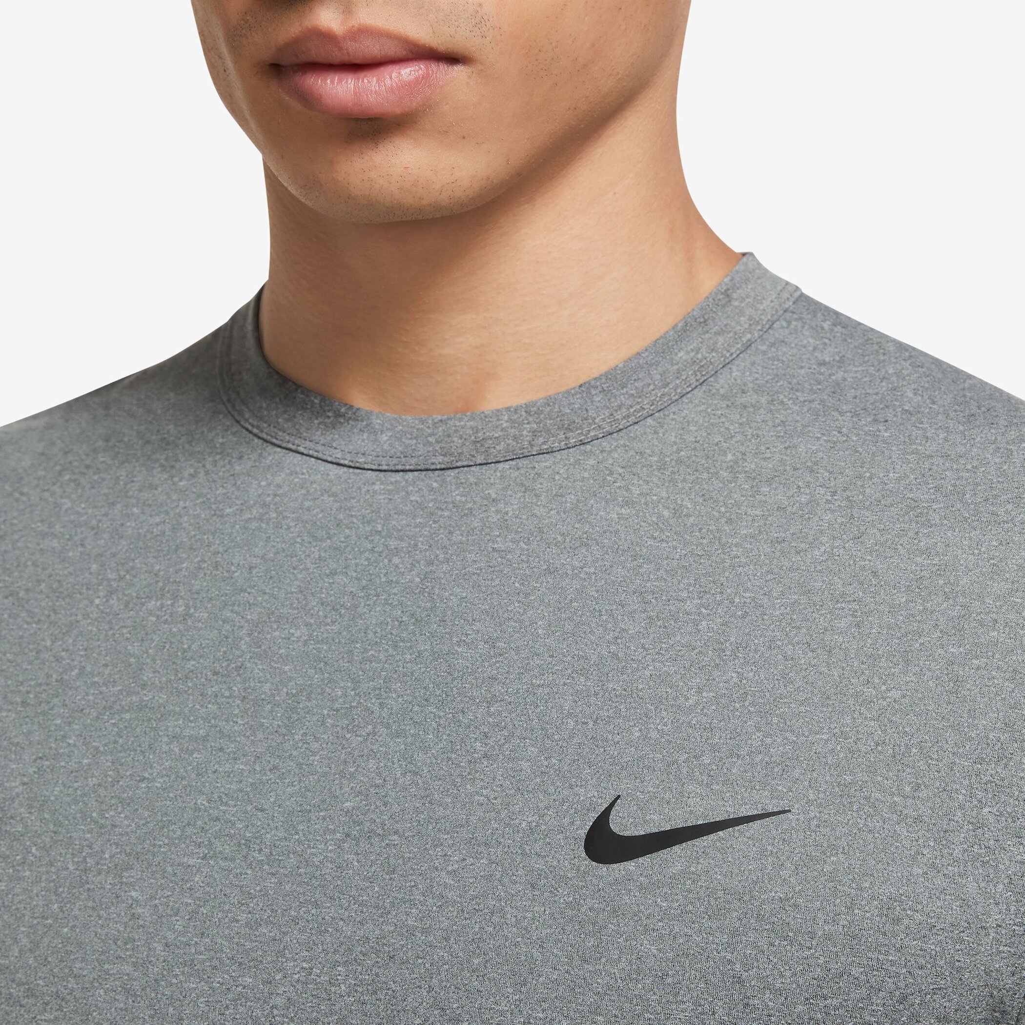 NIKE M NK DF UV HYVERSE SS SMOKE GREY/HTR/BLACK – Bild 3