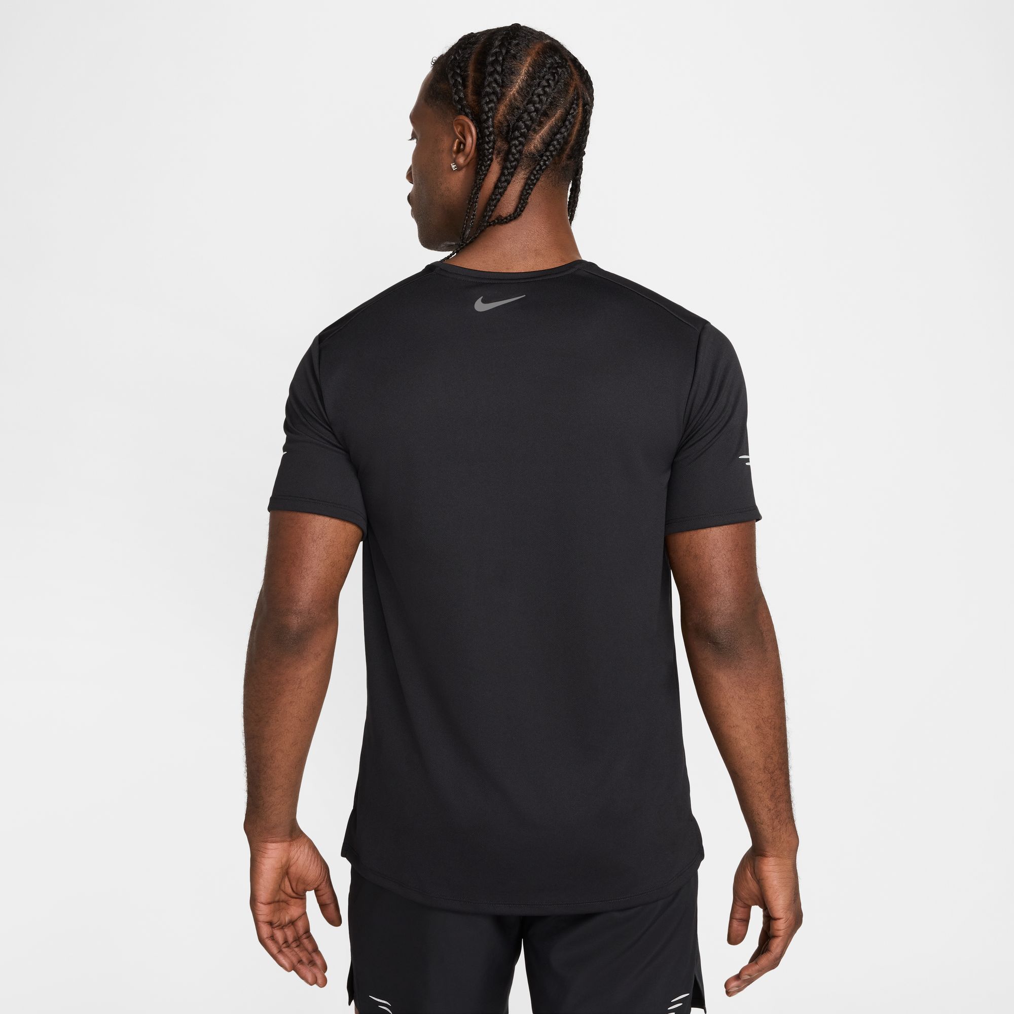 NIKE M NK DF UV MILER FLASH SS BLACK/REFLECTIVE SILV – Bild 2