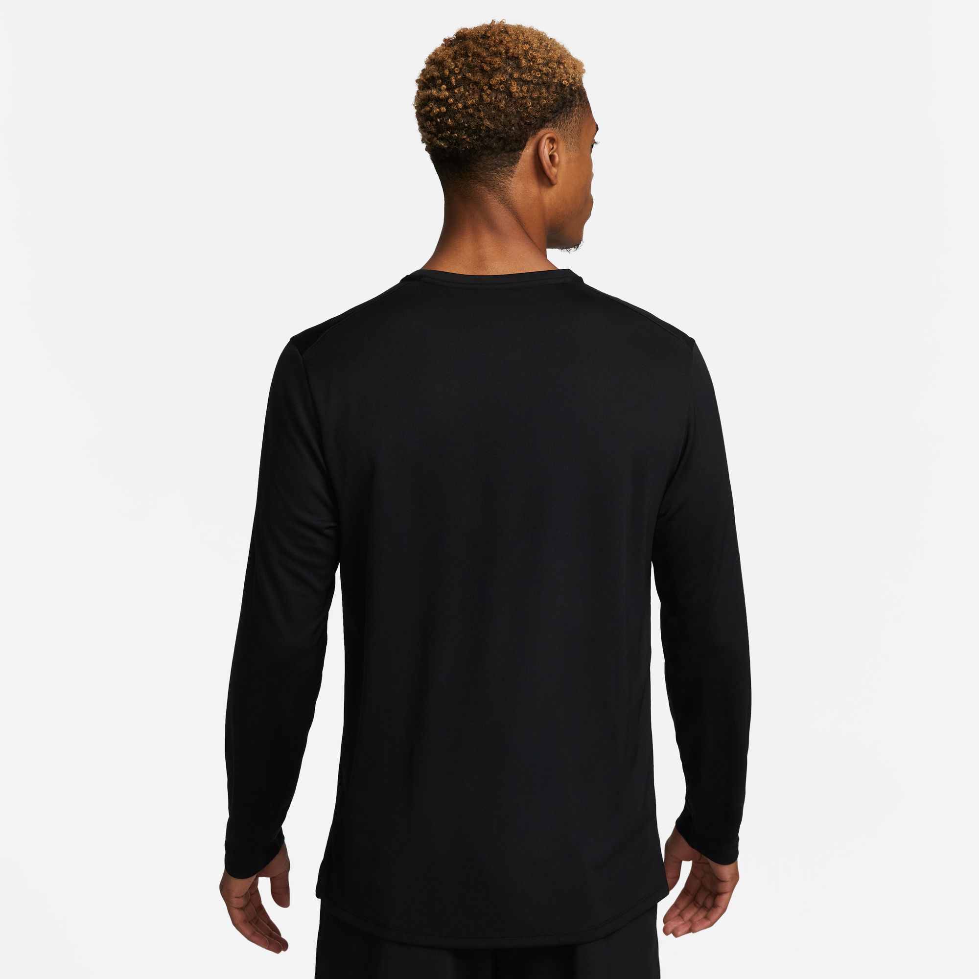 NIKE M NK DF UV MILER TOP LS BLACK/REFLECTIVE SILV – Bild 2