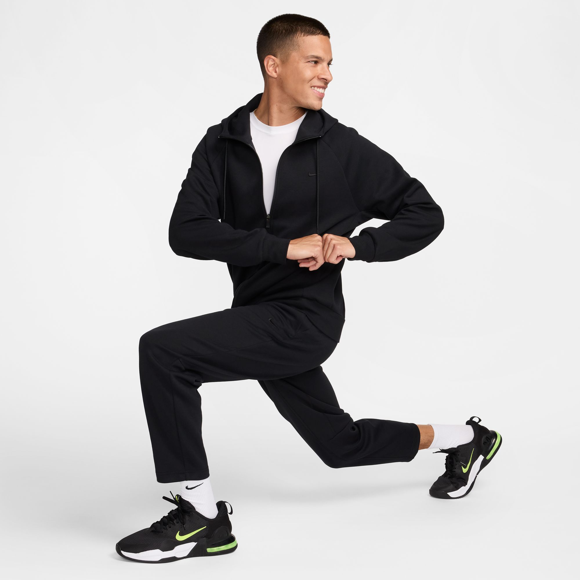 NIKE M NK DF UV PRIMARY FZ HOODIE BLACK/BLACK – Bild 8