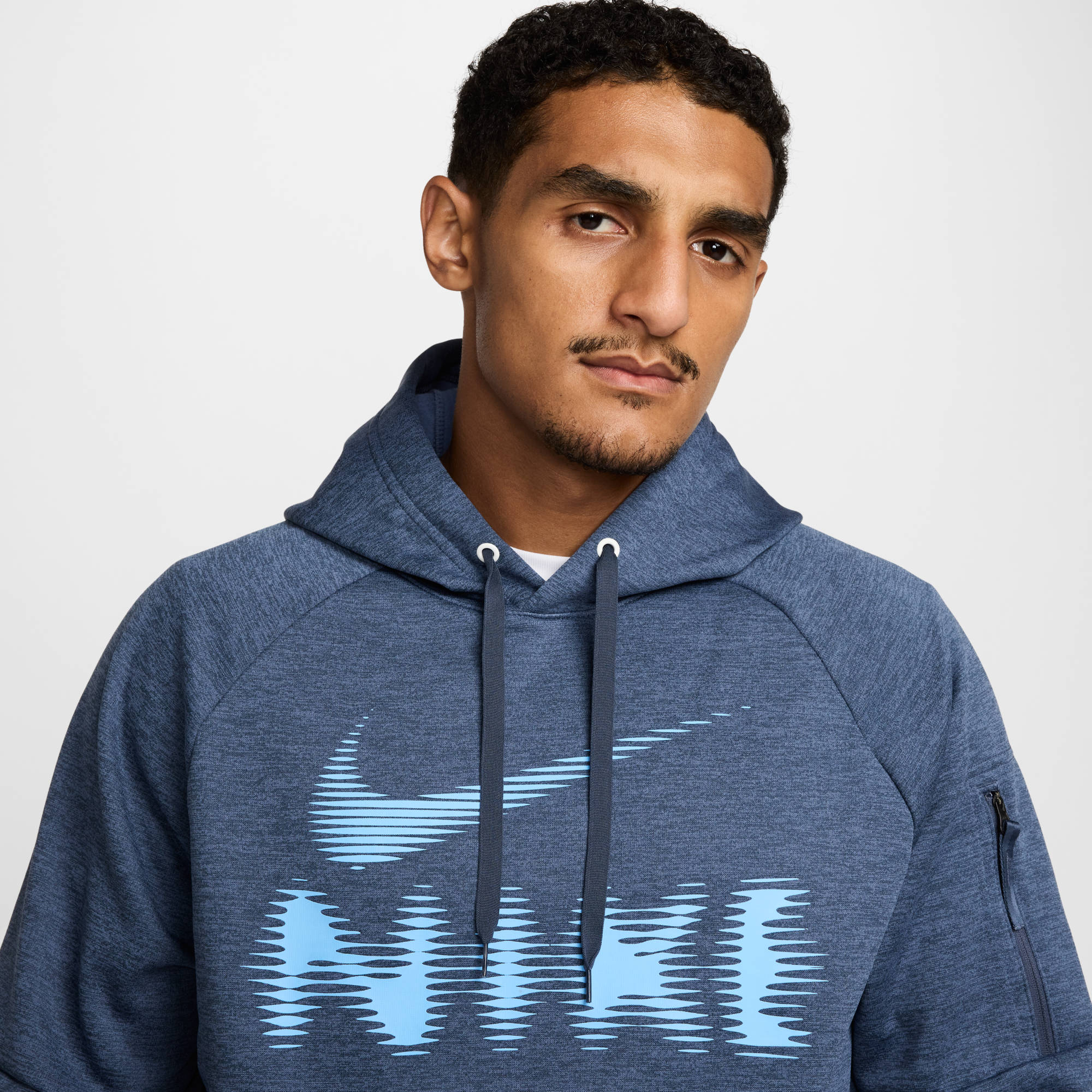 NIKE M NK TF PO HOODIE SWOOSH THUNDER BLUE/UNIVERSITY BLUE – Bild 3