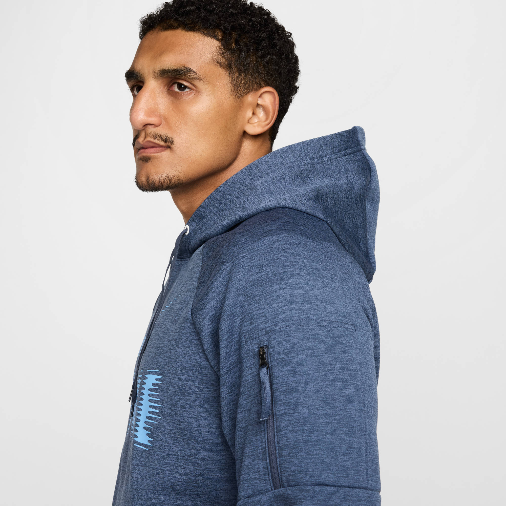 NIKE M NK TF PO HOODIE SWOOSH THUNDER BLUE/UNIVERSITY BLUE – Bild 5