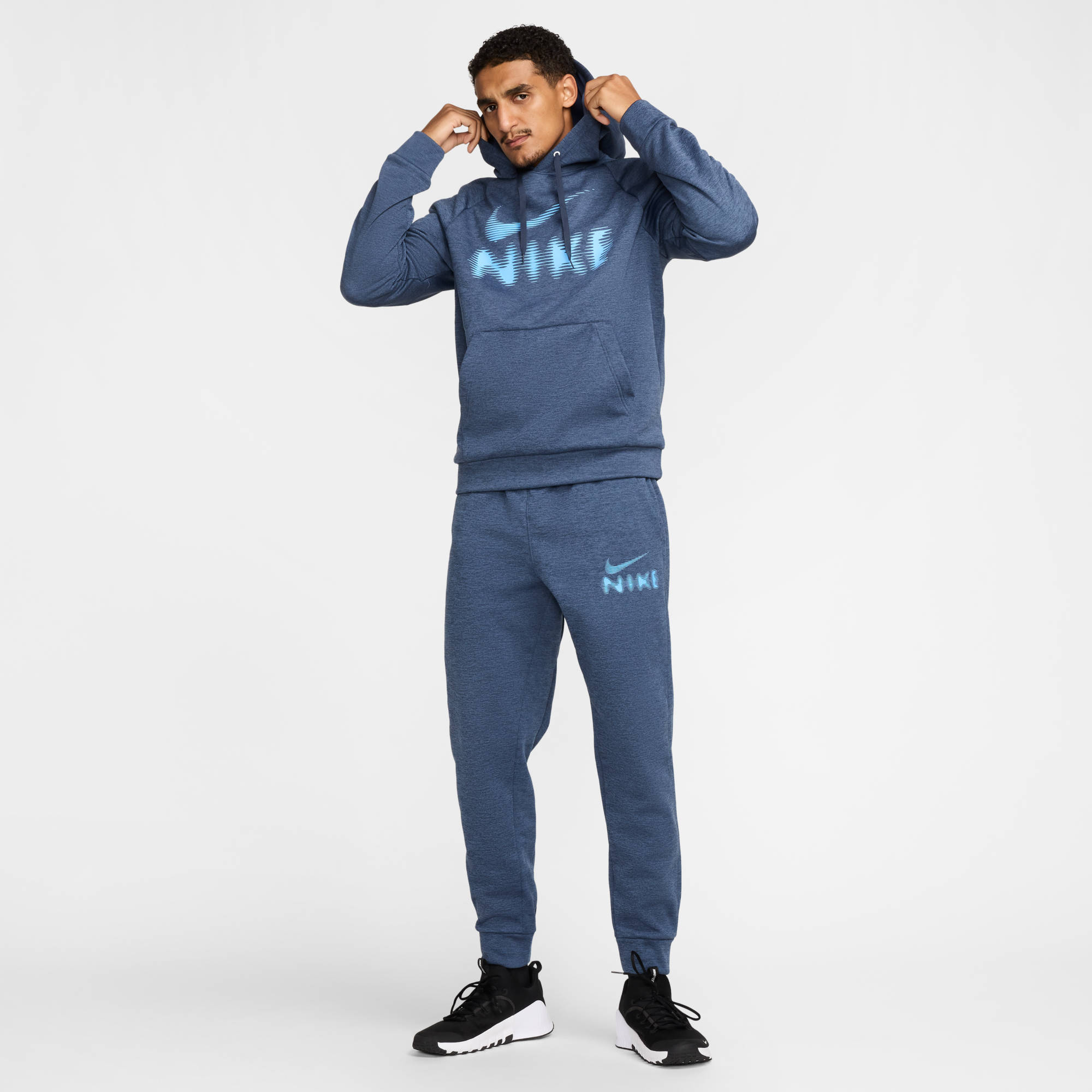 NIKE M NK TF PO HOODIE SWOOSH THUNDER BLUE/UNIVERSITY BLUE – Bild 6