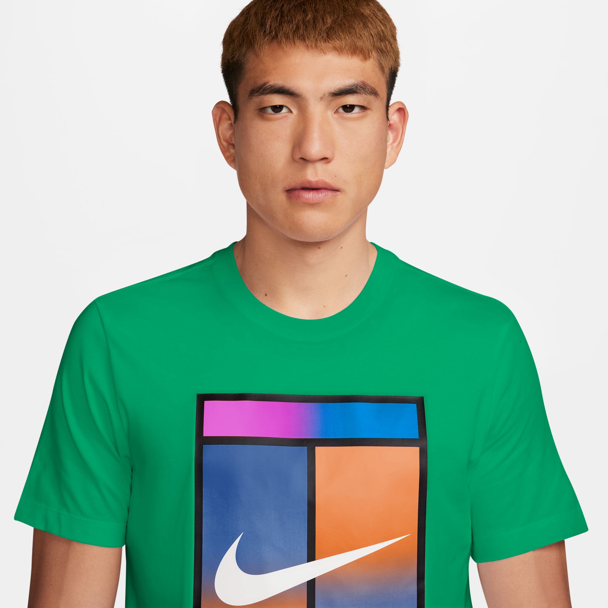 NIKE M NKCT DF TEE HRTG SP24 STADIUM GREEN