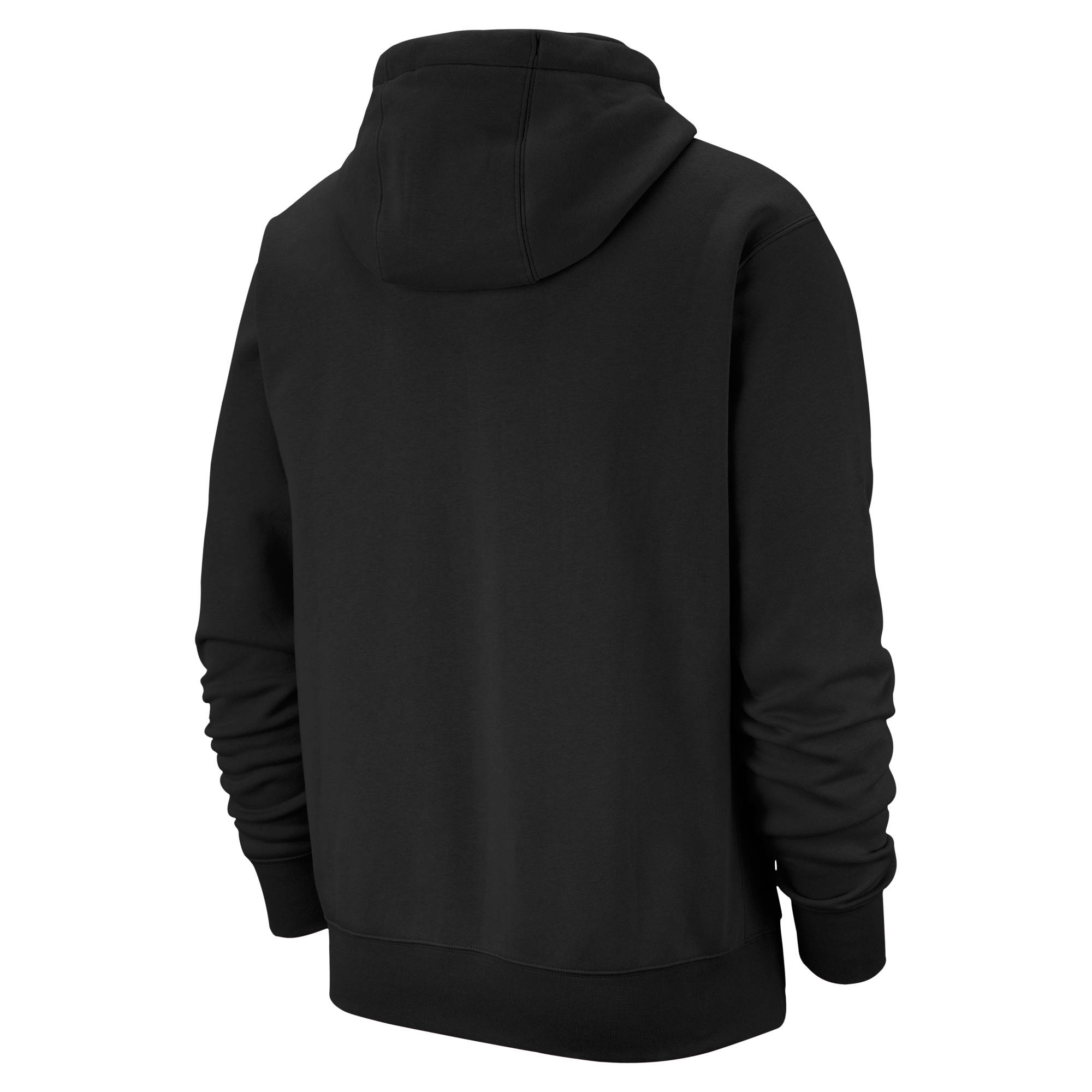 NIKE M NSW CLUB HOODIE PO BB BLACK/BLACK/WHITE – Bild 6