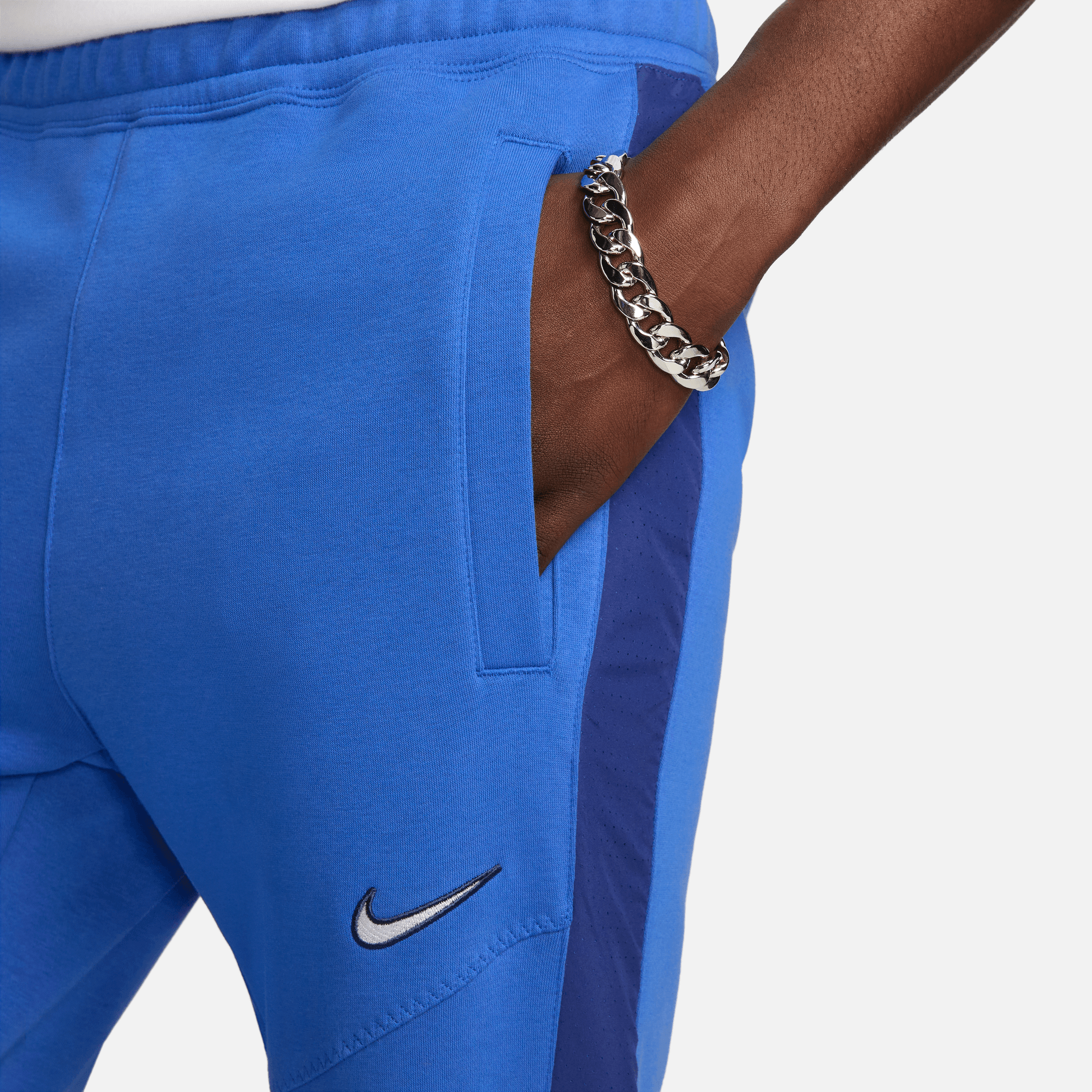 NIKE M NSW SP FLC JOGGER BB GAME ROYAL/DEEP ROYAL BLUE – Bild 3