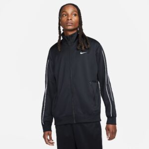 NIKE M NSW SP PK TRACKTOP BLACK/WHITE