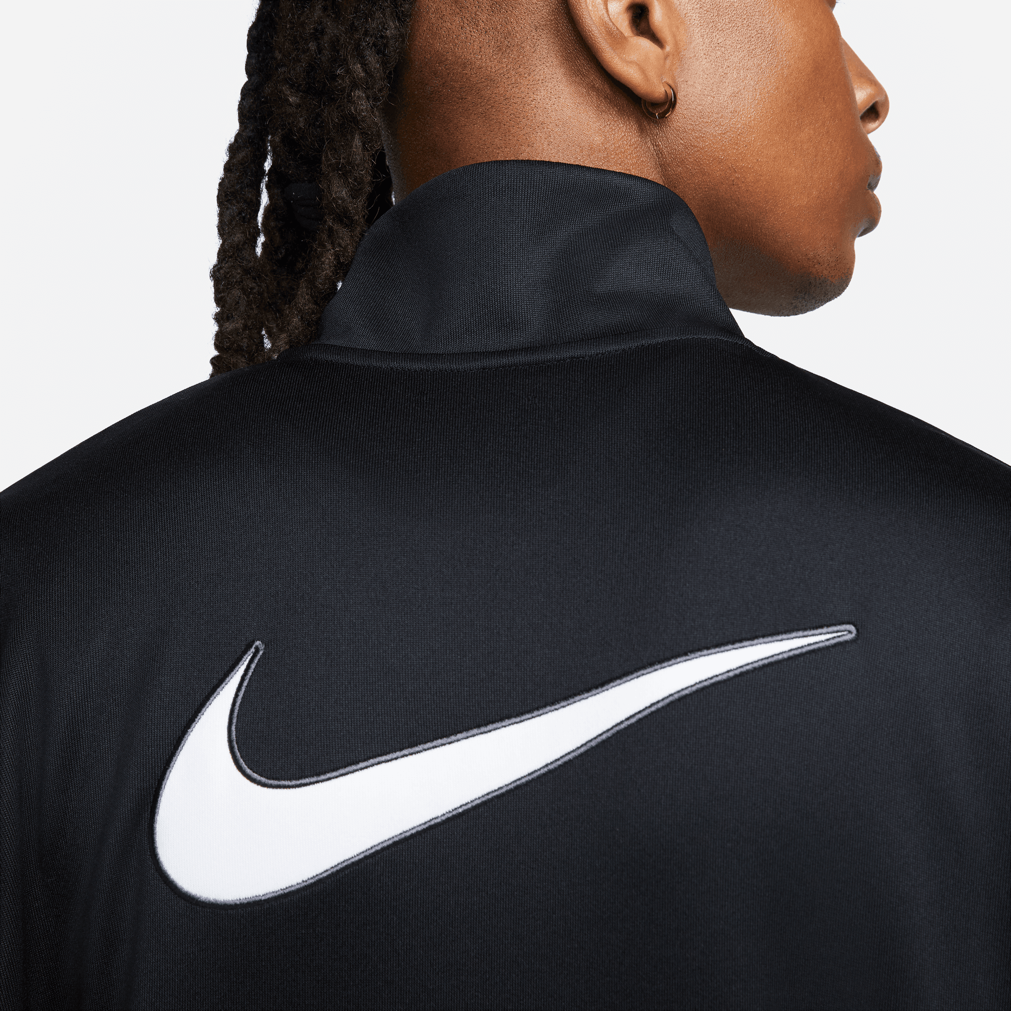 NIKE M NSW SP PK TRACKTOP BLACK/WHITE – Bild 6