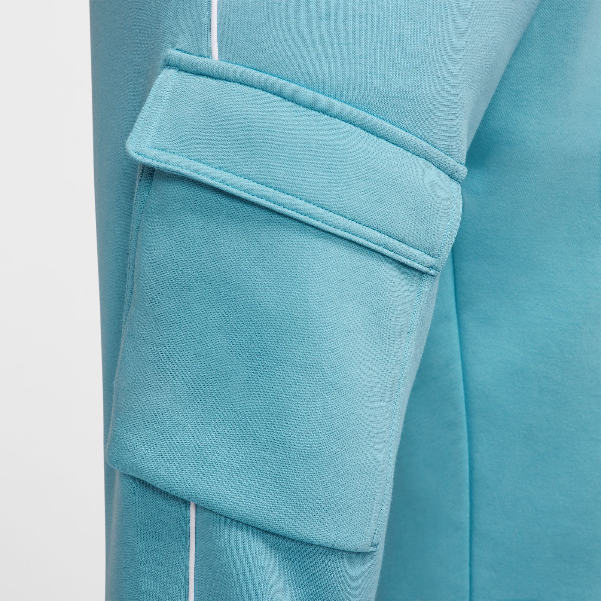 NIKE M NSW SW AIR CARGO PANT FLC BB DENIM TURQ/BLACK – Bild 5