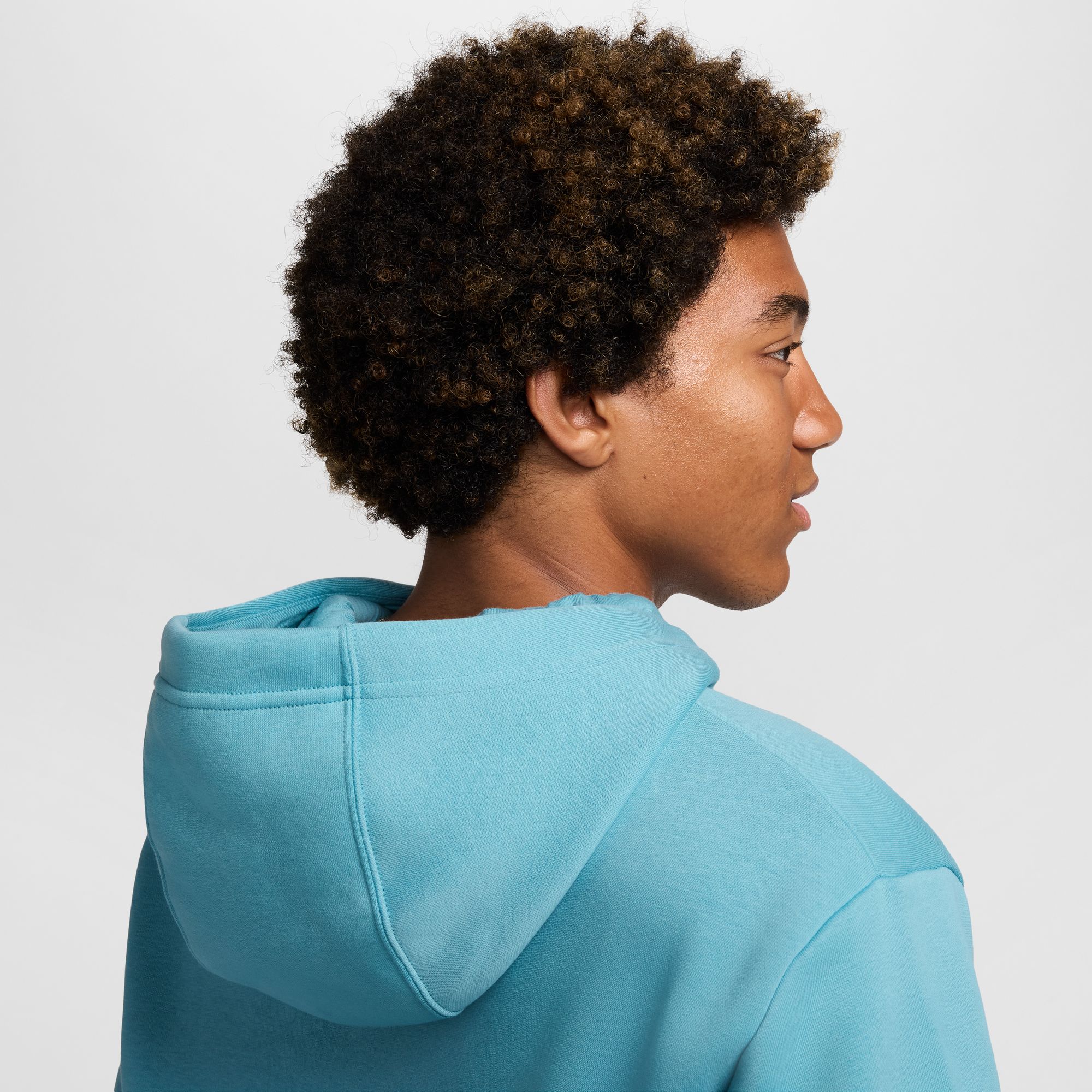 NIKE M NSW SW AIR PO HOODY FLC BB DENIM TURQ/GLACIER BLUE/BLACK – Bild 6