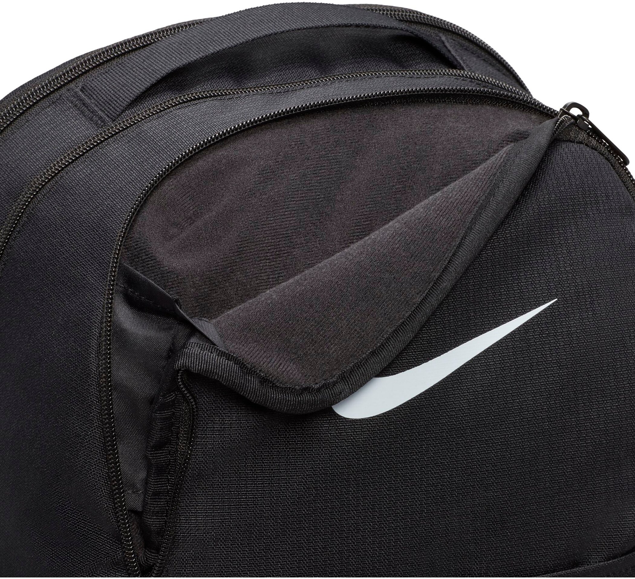 NIKE NK BRSLA M BKPK - 9.5 (24L) BLACK/BLACK/WHITE – Bild 7