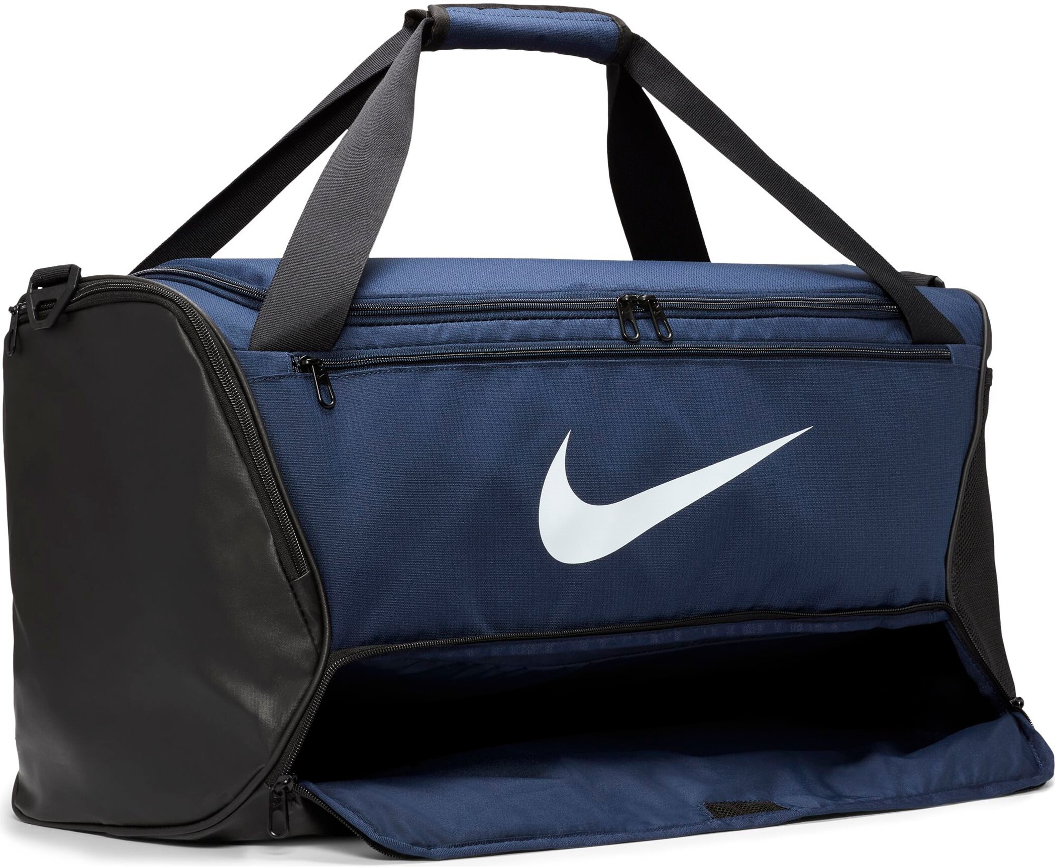 NIKE NK BRSLA M DUFF - 9.5 (60L) MIDNIGHT NAVY/BLACK/WHITE – Bild 6