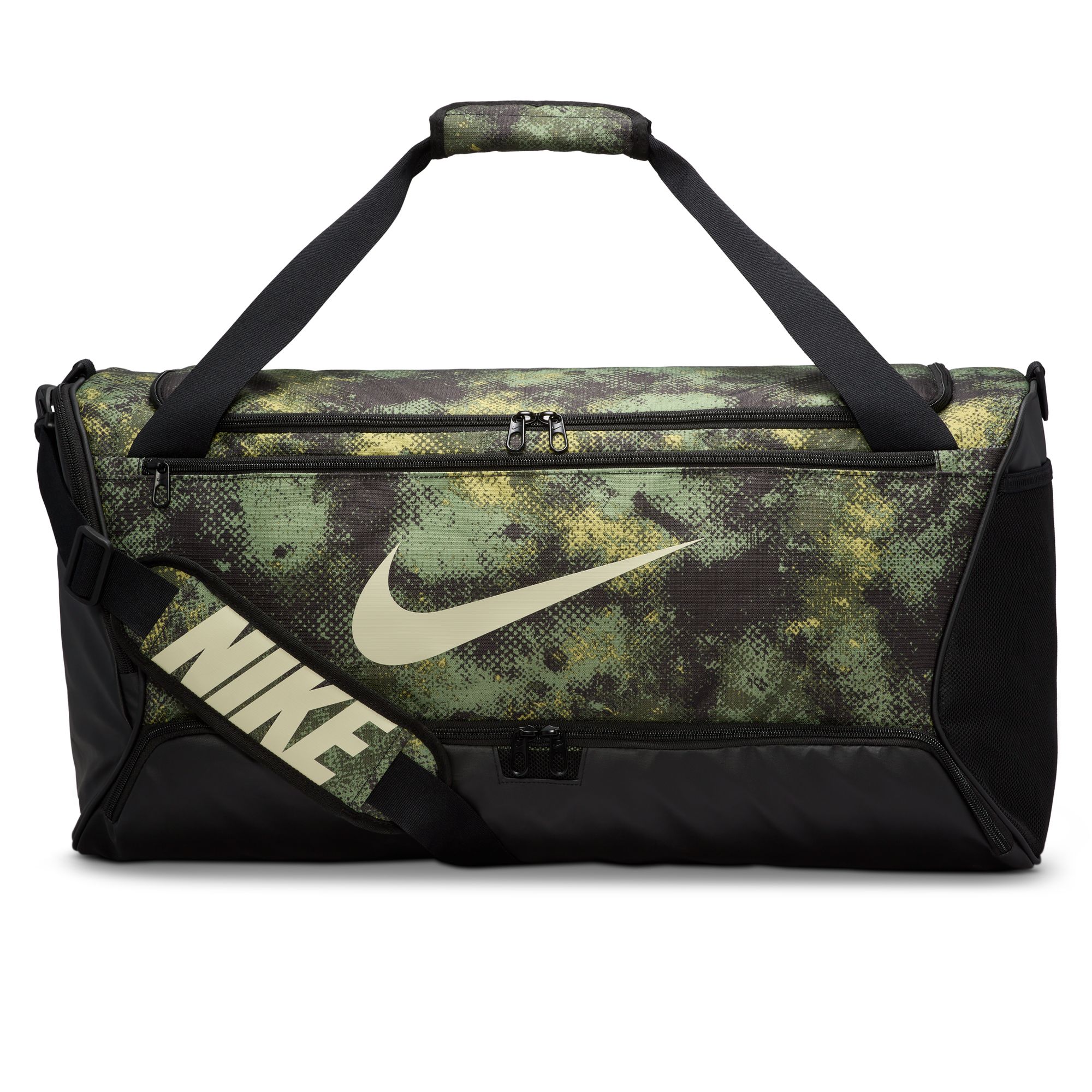 NIKE NK BRSLA M DUFF - 9.5 CAMO AOP OIL GREEN/BLACK/COCONUT MILK