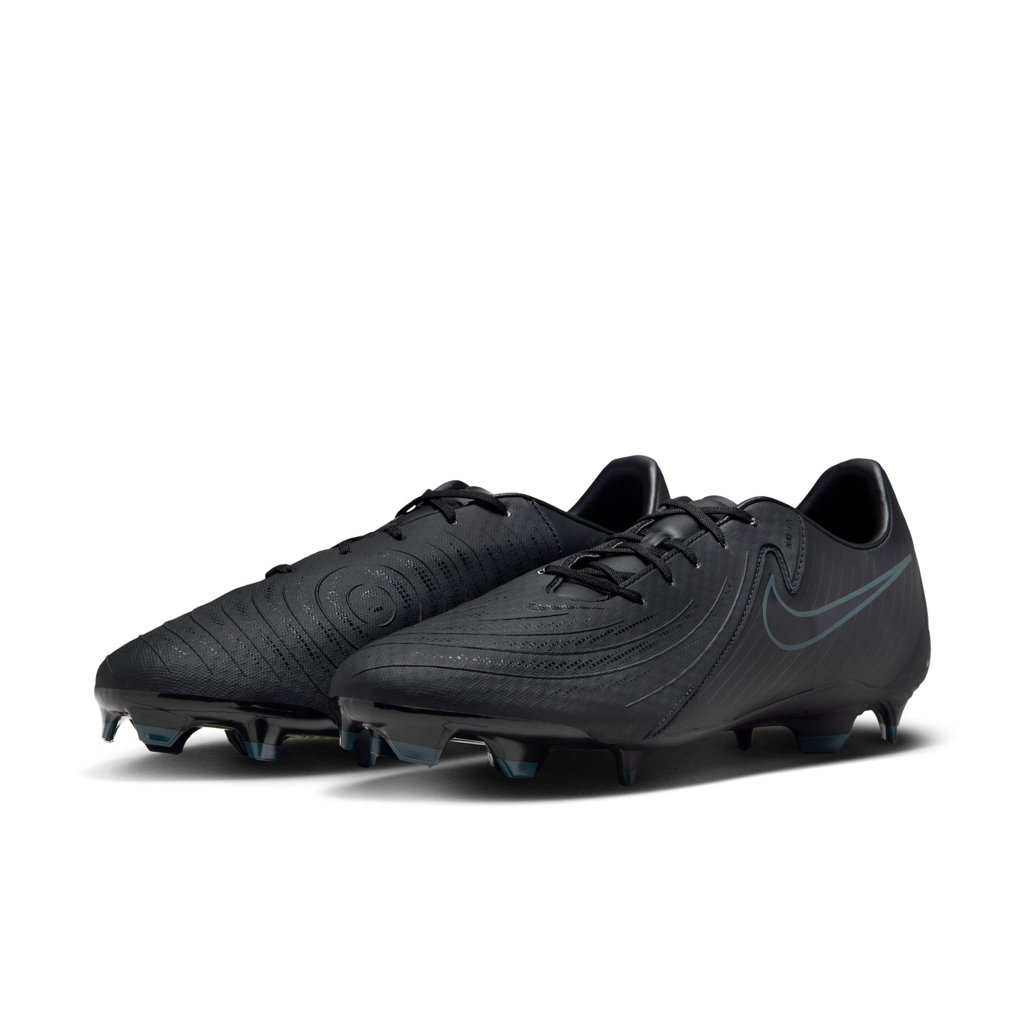 NIKE PHANTOM GX II ACADEMY FG/MG BLACK/BLACK-DEEP JUNGLE – Bild 3
