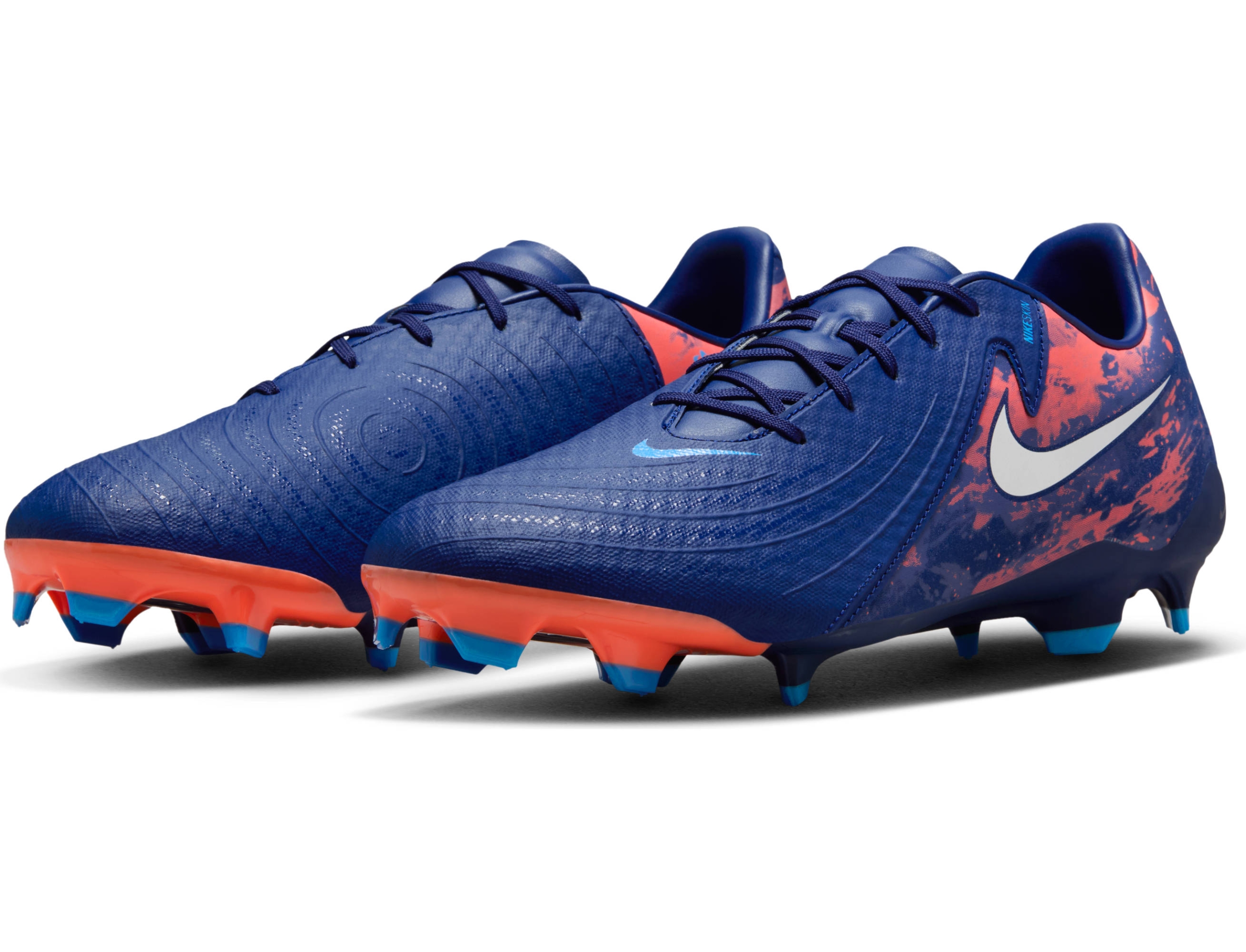 NIKE PHANTOM GX II ACADEMY FG/MG EH BLUE VOID/CHROME – Bild 4