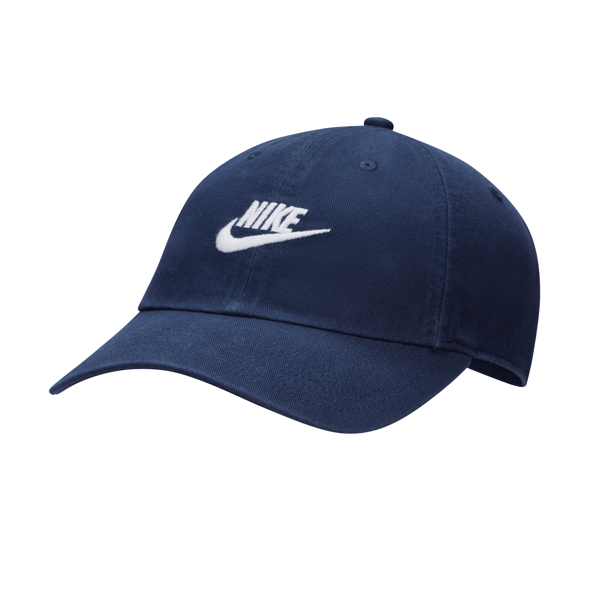 NIKE U NK CLUB CAP U CB FUT WSH L MIDNIGHT NAVY/WHITE