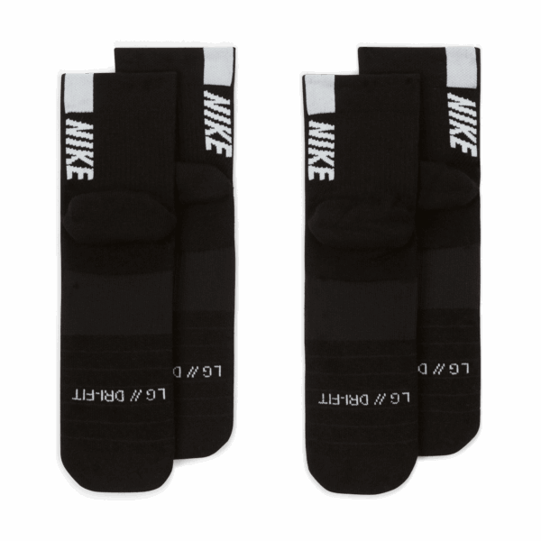 NIKE U NK MLTPLIER ANKLE 2PR - 144 BLACK/WHITE – Bild 4