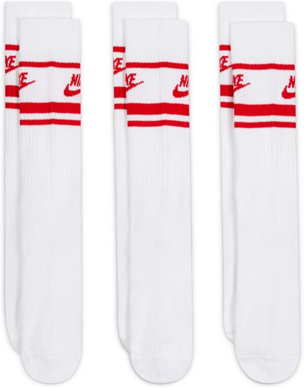 NIKE U NK NSW EVERYDAY ESSENTIAL CR WHITE/UNIVERSITY RED/UNIVERSIT