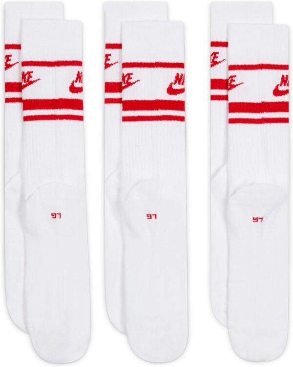 NIKE U NK NSW EVERYDAY ESSENTIAL CR WHITE/UNIVERSITY RED/UNIVERSIT – Bild 2