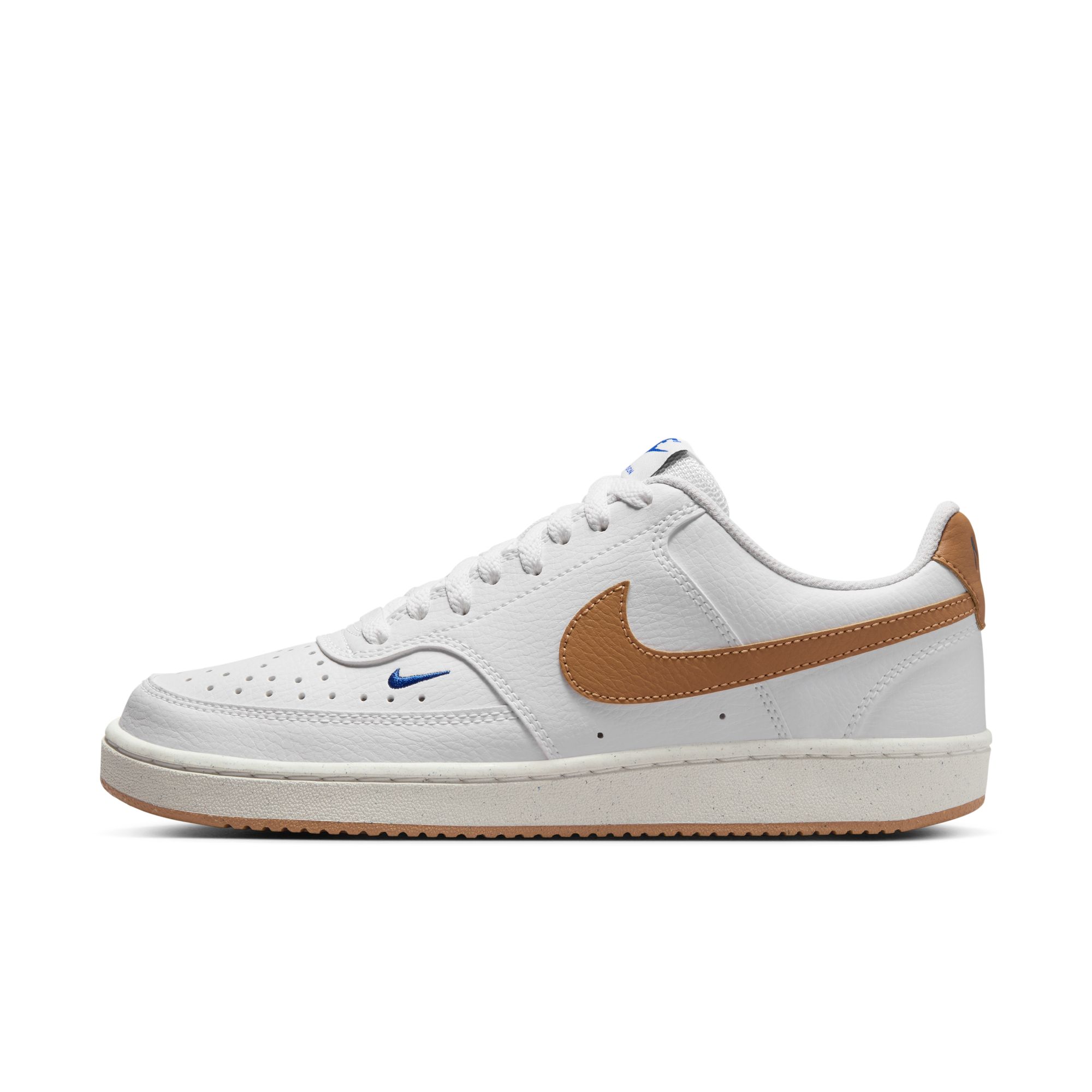 NIKE W NIKE COURT VISION LO NN WHITE/FLAX-GAME ROYAL-SAIL