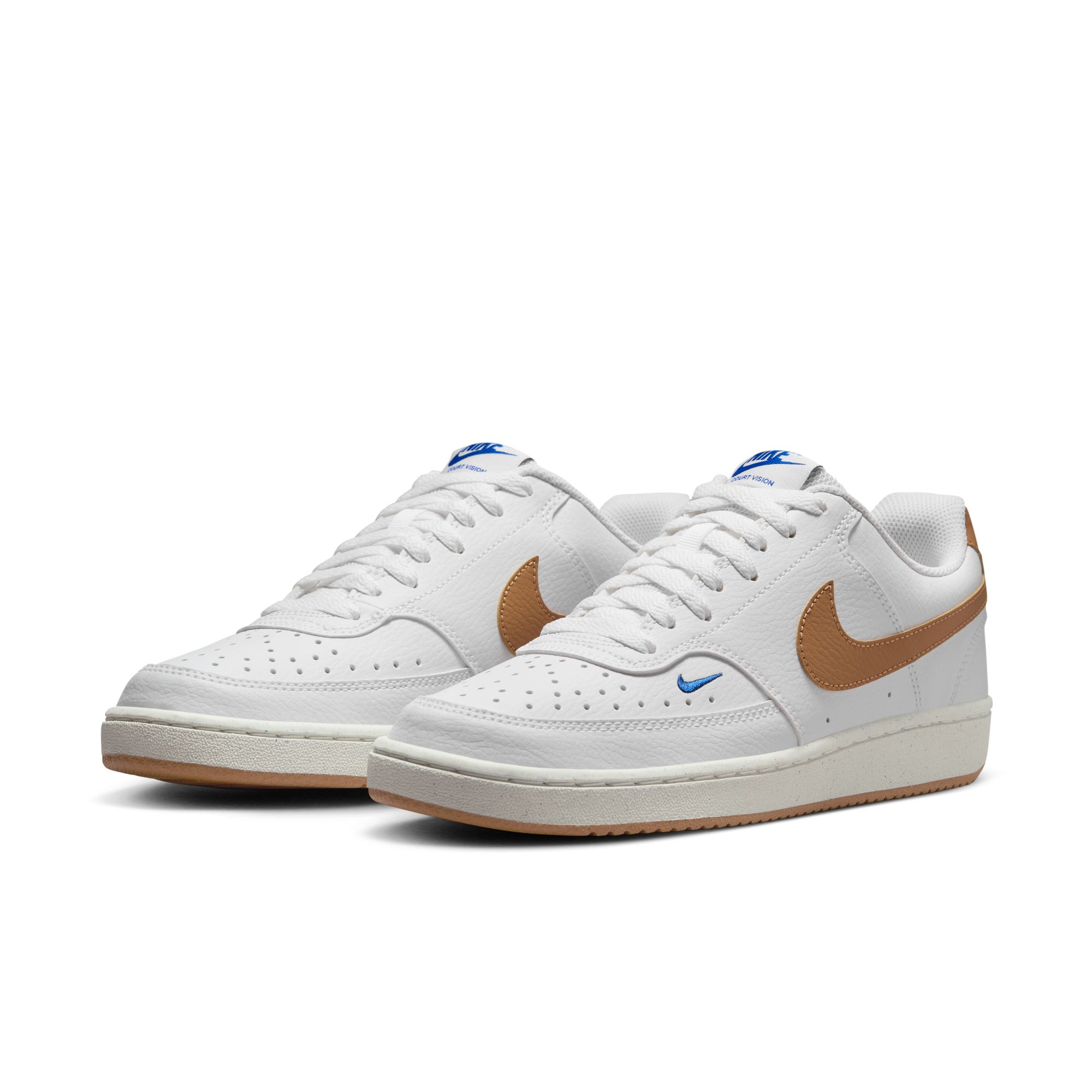 NIKE W NIKE COURT VISION LO NN WHITE/FLAX-GAME ROYAL-SAIL – Bild 6