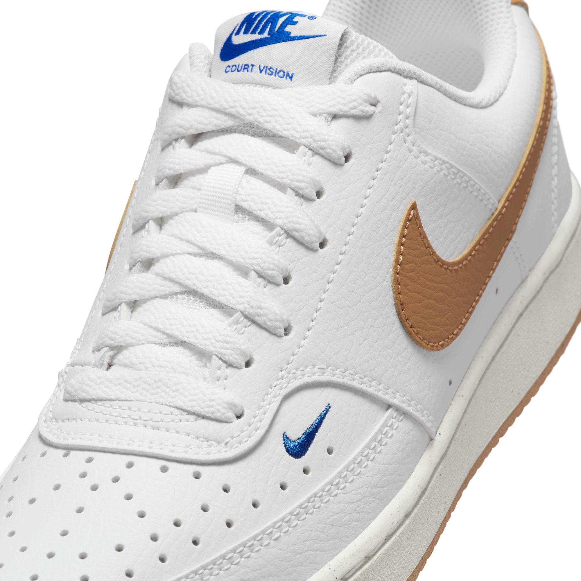 NIKE W NIKE COURT VISION LO NN WHITE/FLAX-GAME ROYAL-SAIL – Bild 7
