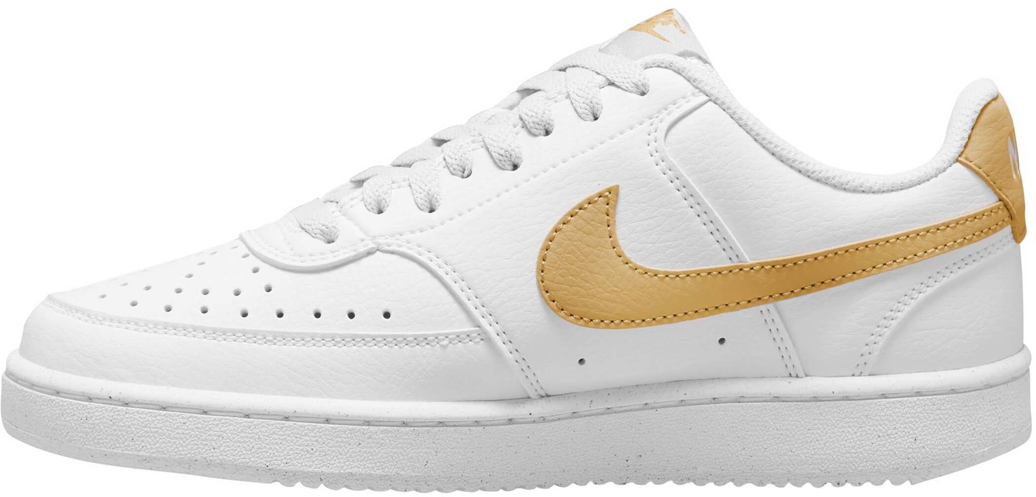 NIKE W NIKE COURT VISION LO NN WHITE/METALLIC GOLD-WHITE – Bild 3