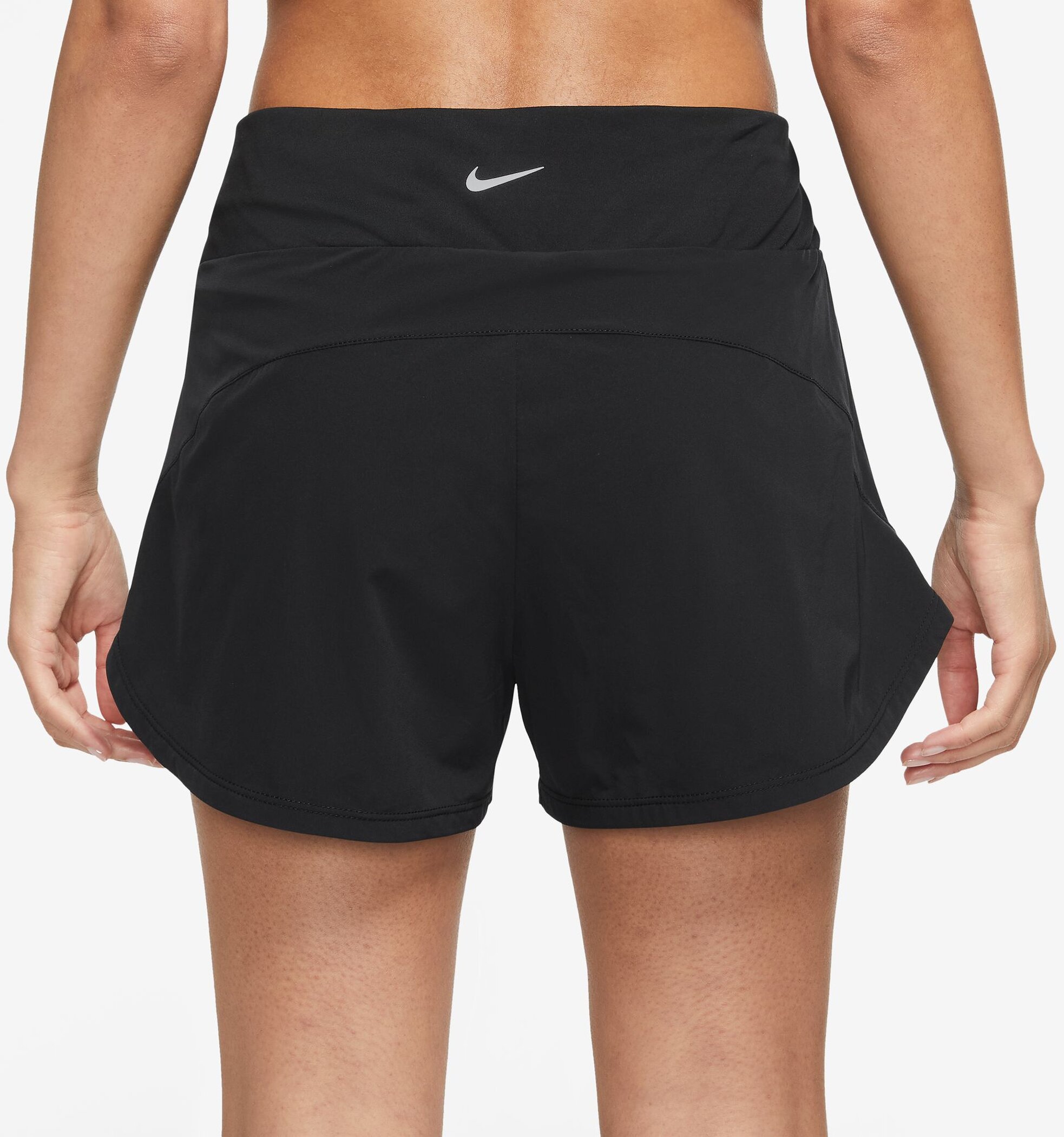 NIKE W NK BLISS DF MR 3IN 2N1 SHORT BLACK/REFLECTIVE SILV – Bild 2