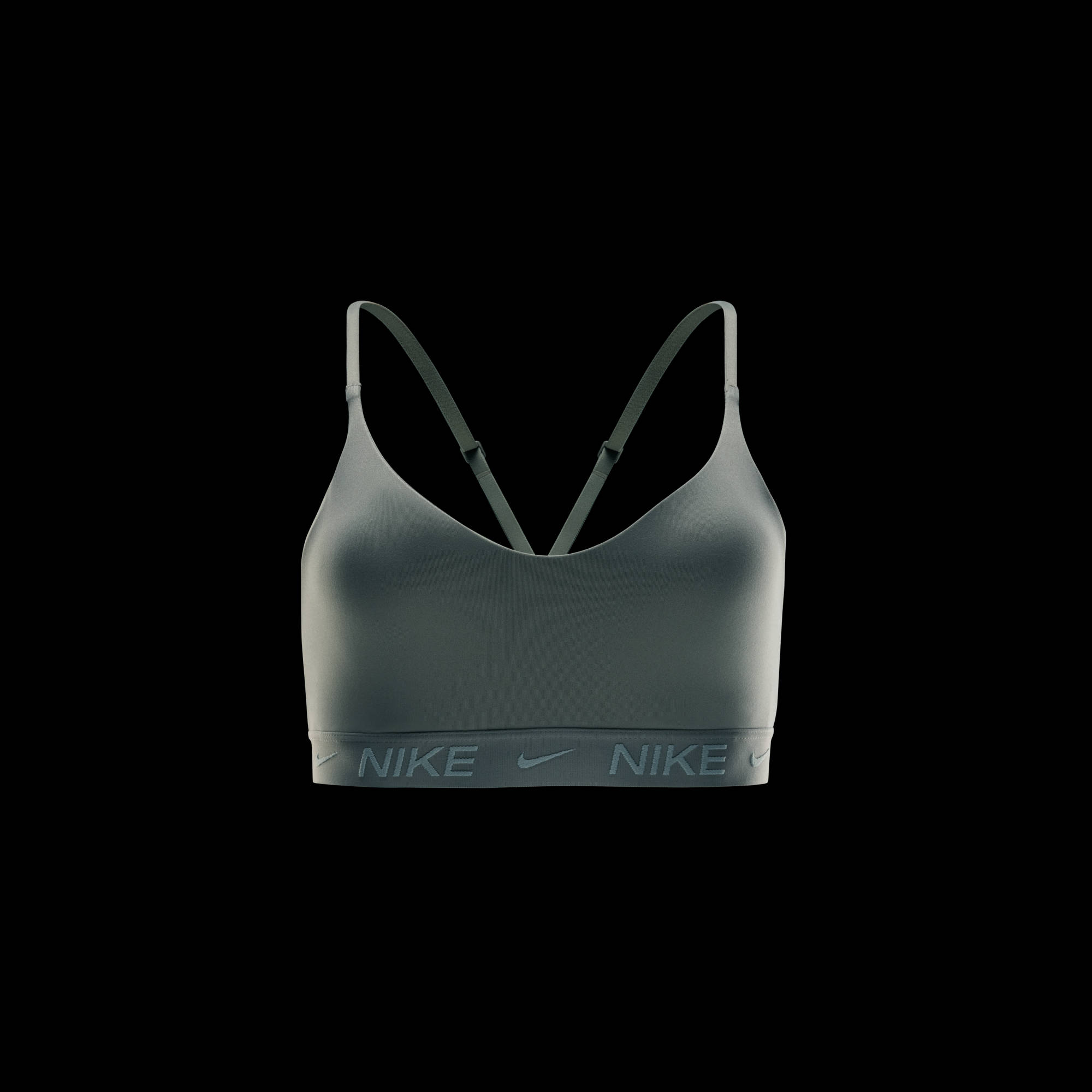 NIKE W NK DF INDY LGT SPT BRA LIGHT ARMY – Bild 3