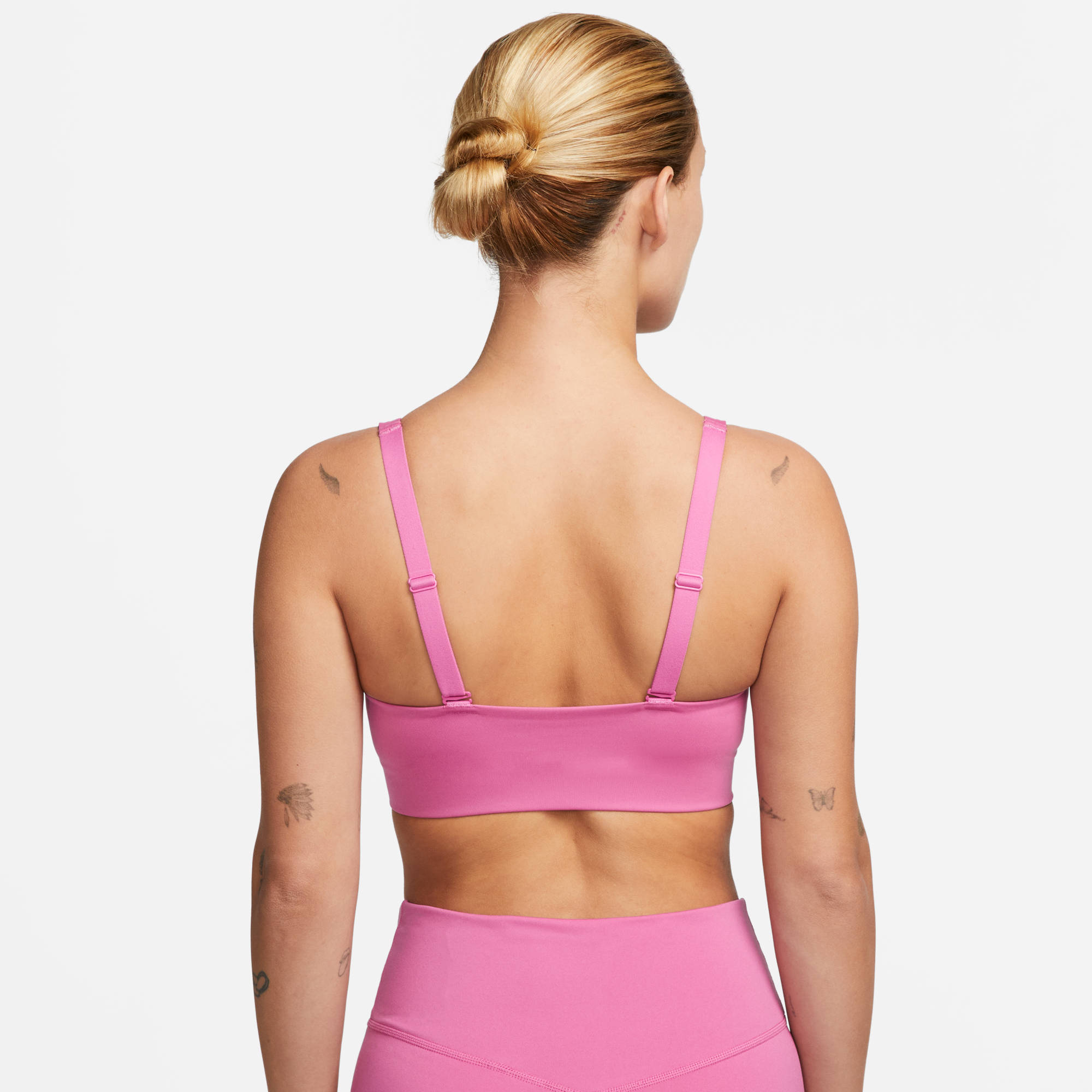 NIKE W NK DF INDY PLUNGE CUTOUT BRA COSMIC FUCHSIA/FOSSIL STON – Bild 2