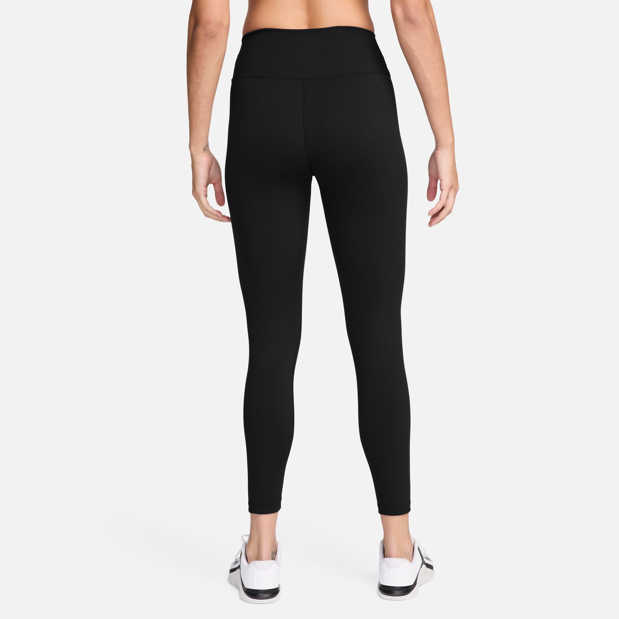 NIKE W NK DF ONE HR 7/8 TIGHT BLACK/BLACK – Bild 2