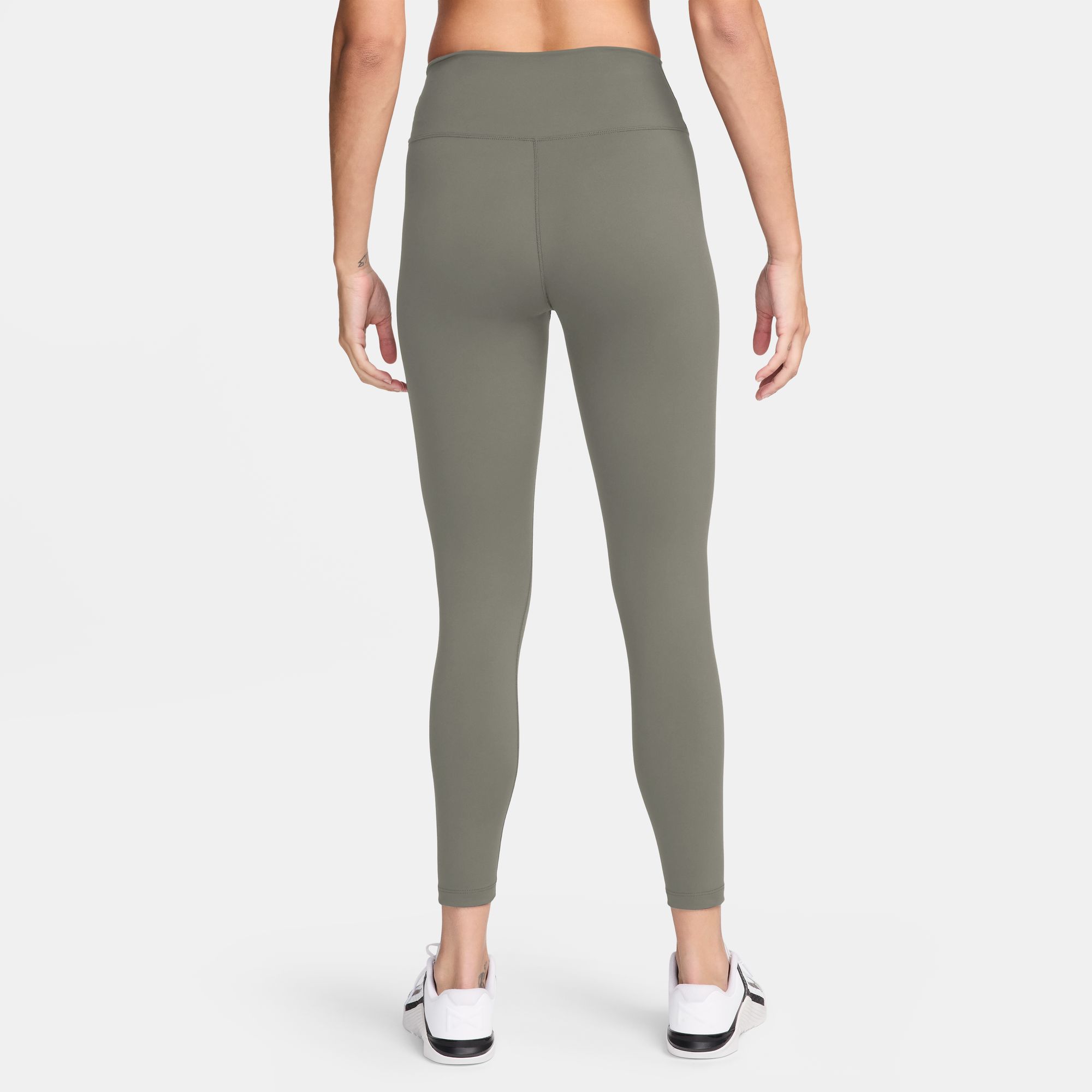 NIKE W NK DF ONE HR 7/8 TIGHT LIGHT ARMY/BLACK – Bild 2