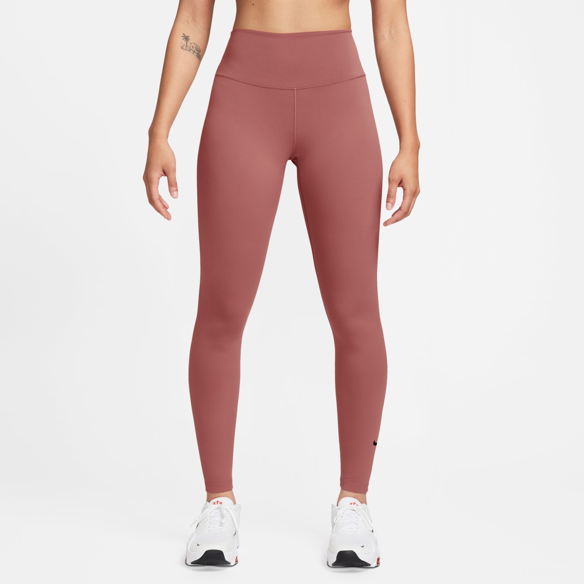 NIKE W NK DF ONE HR TIGHT CANYON PINK/BLACK