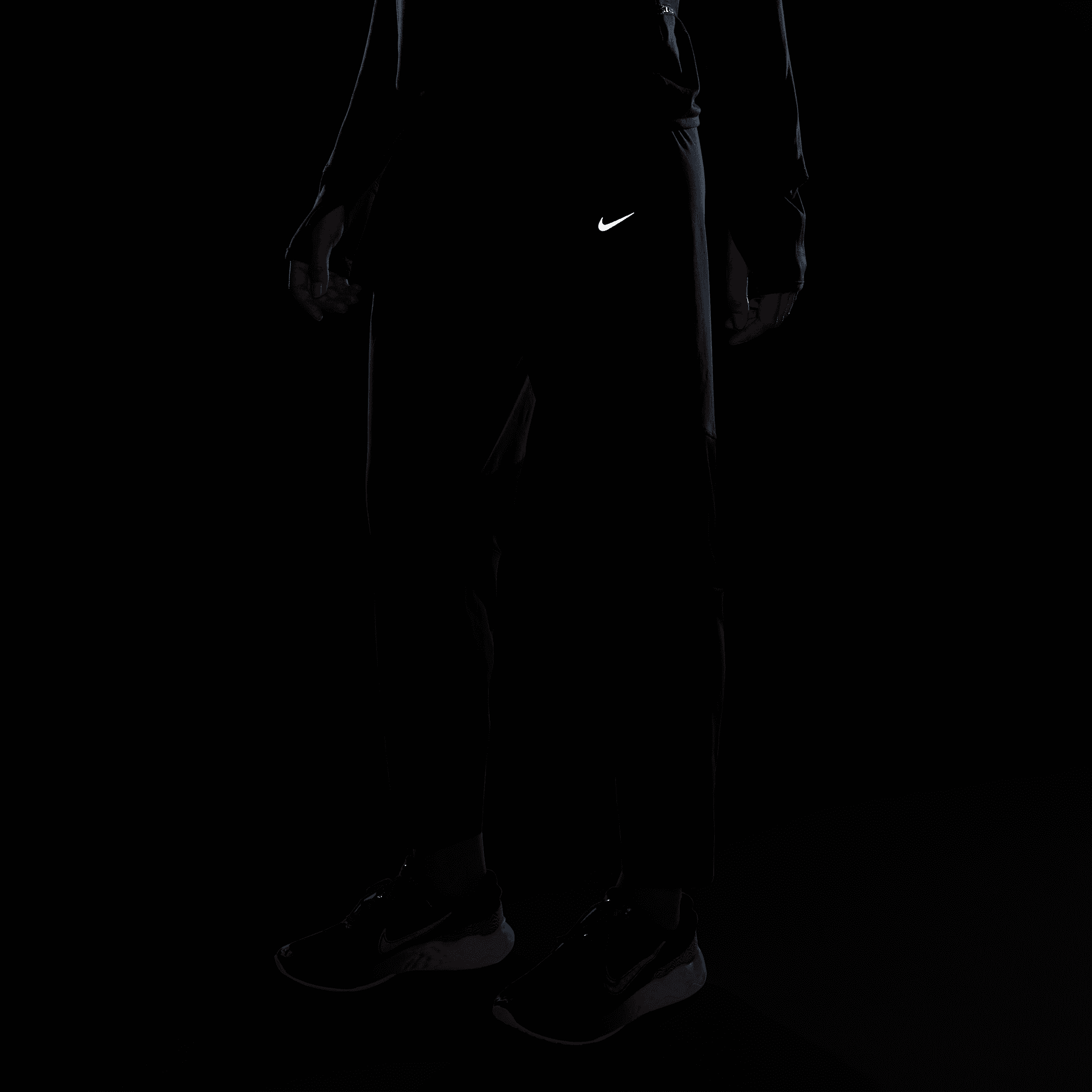 NIKE W NK FAST DF MR 7/8 PANT BLACK/REFLECTIVE SILV – Bild 9