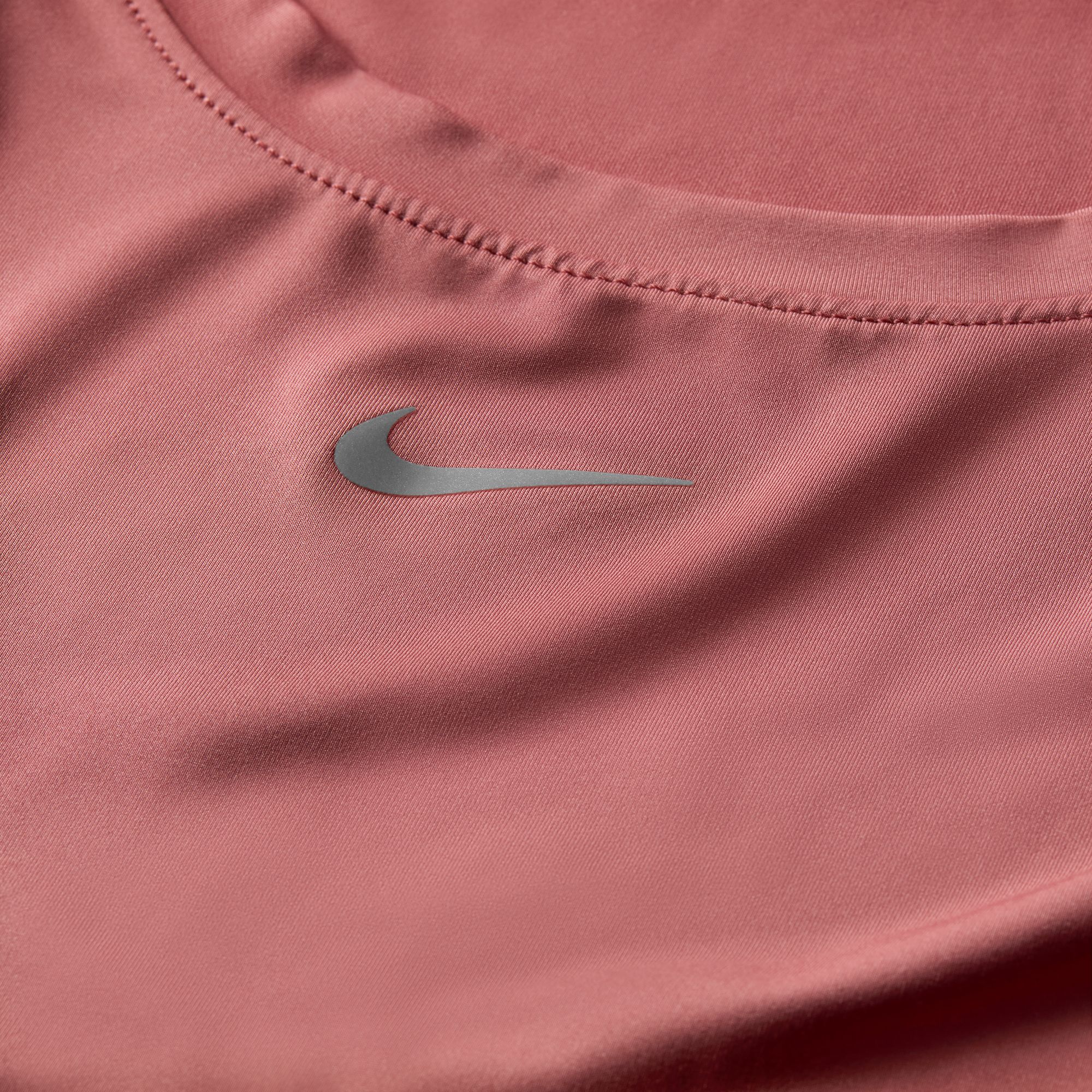 NIKE W NK ONE CLASSIC DF SS TOP CANYON PINK/BLACK – Bild 6