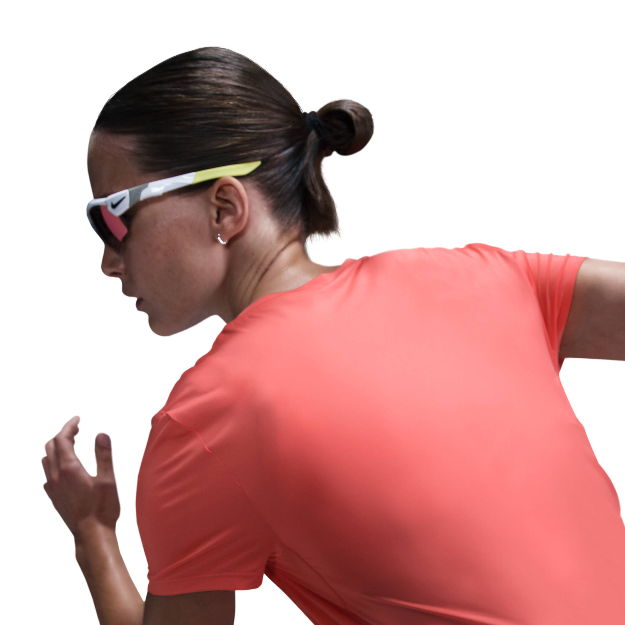 NIKE W NK ONE SWSH HBR DF SS TOP MAGIC EMBER – Bild 4