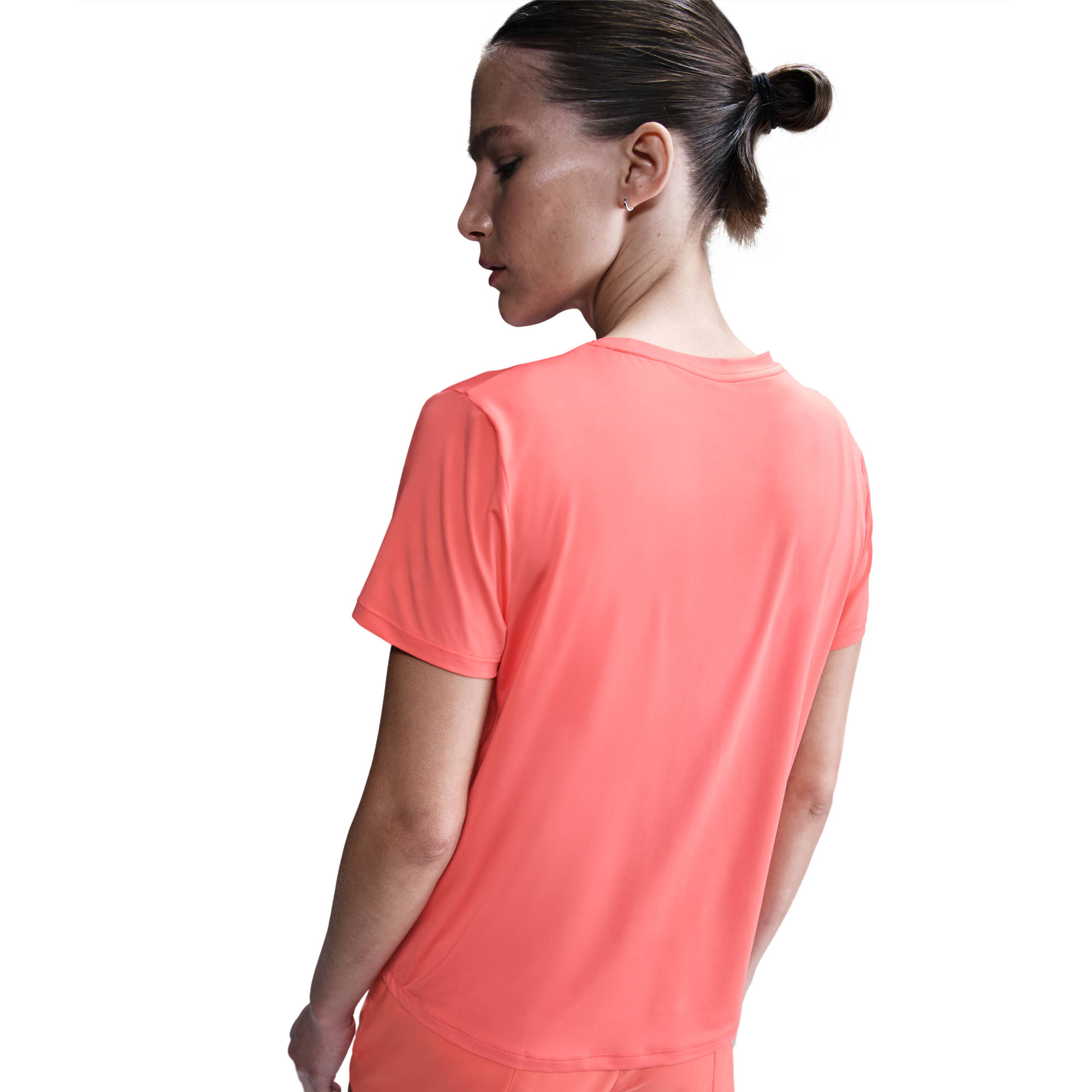 NIKE W NK ONE SWSH HBR DF SS TOP MAGIC EMBER – Bild 5