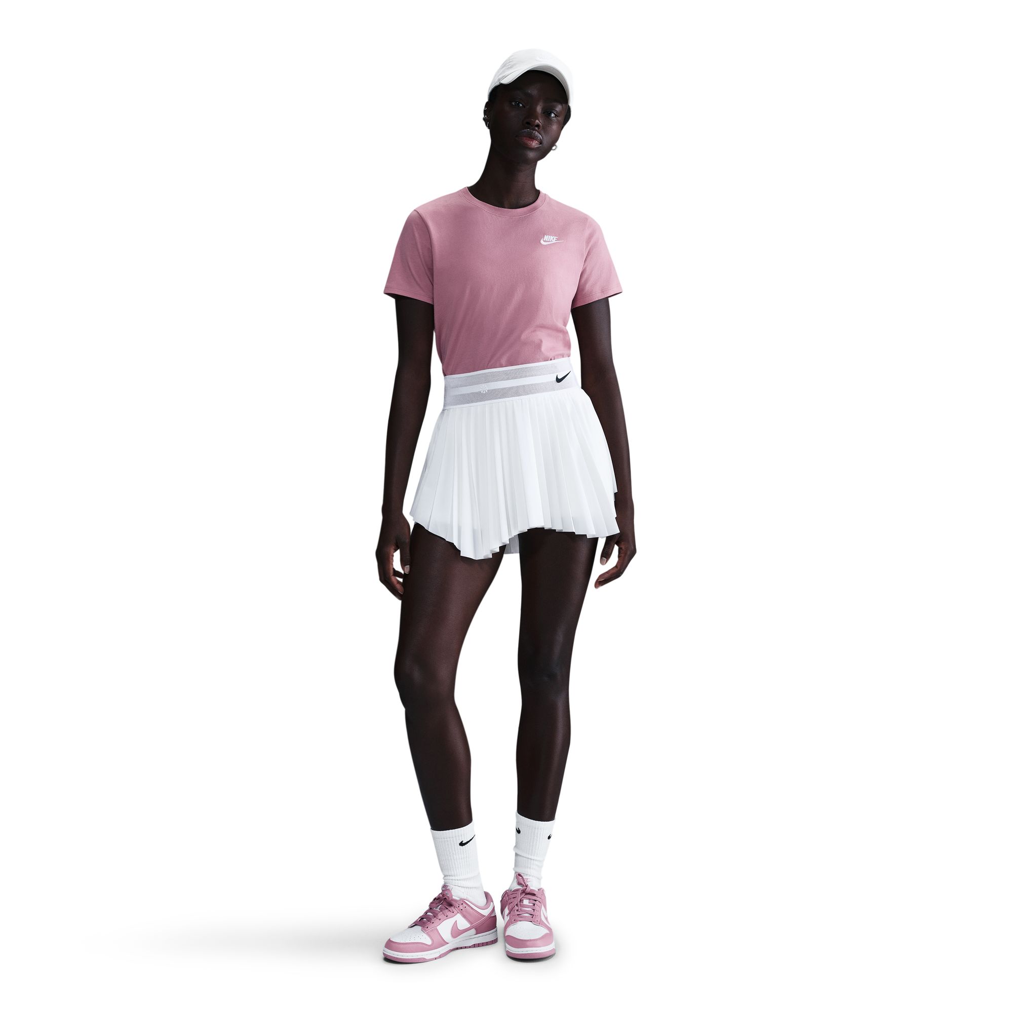 NIKE W NSW CLUB SS TEE ELEMENTAL PINK