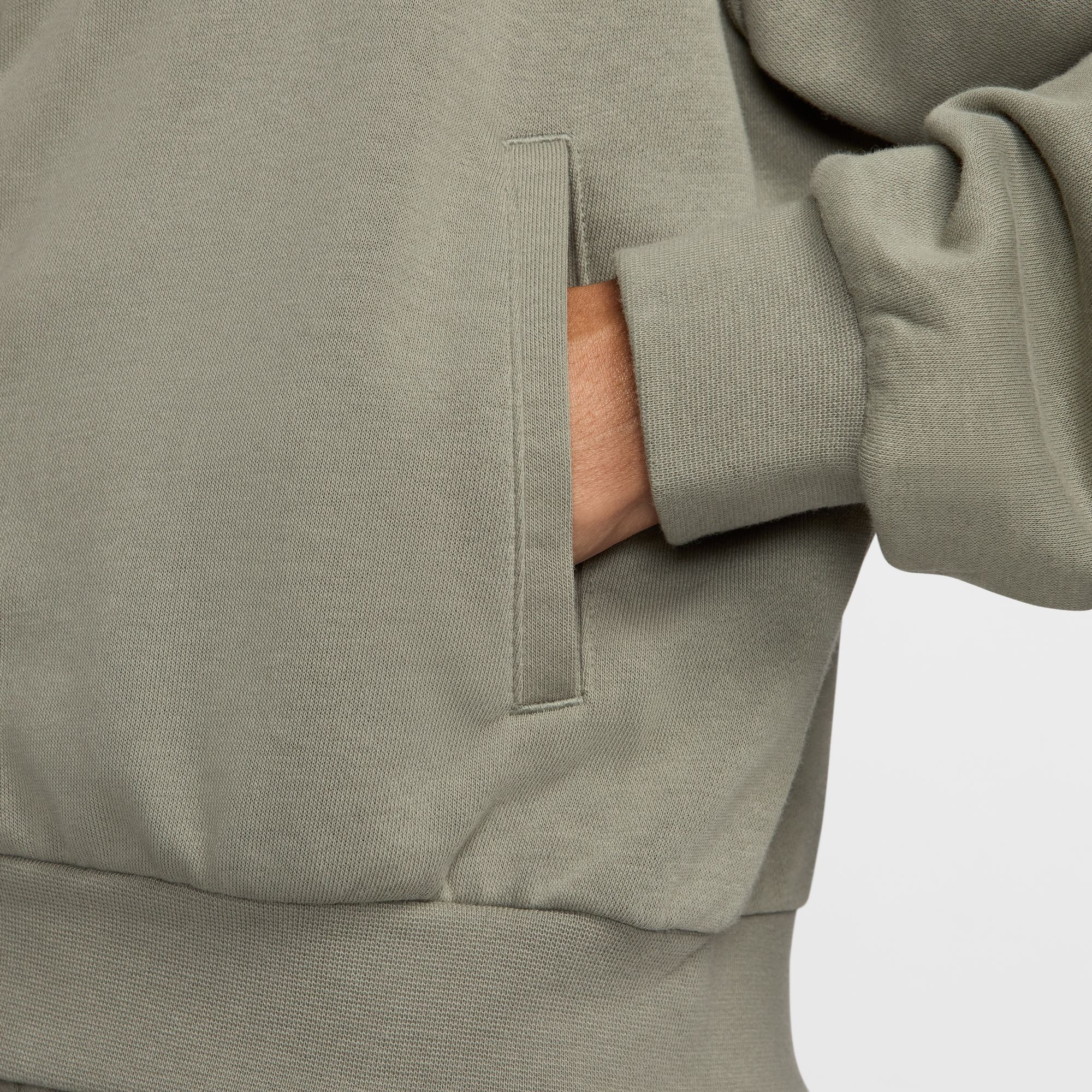 NIKE W NSW NK CHLL FT FZ HDY LIGHT ARMY/SAIL – Bild 6