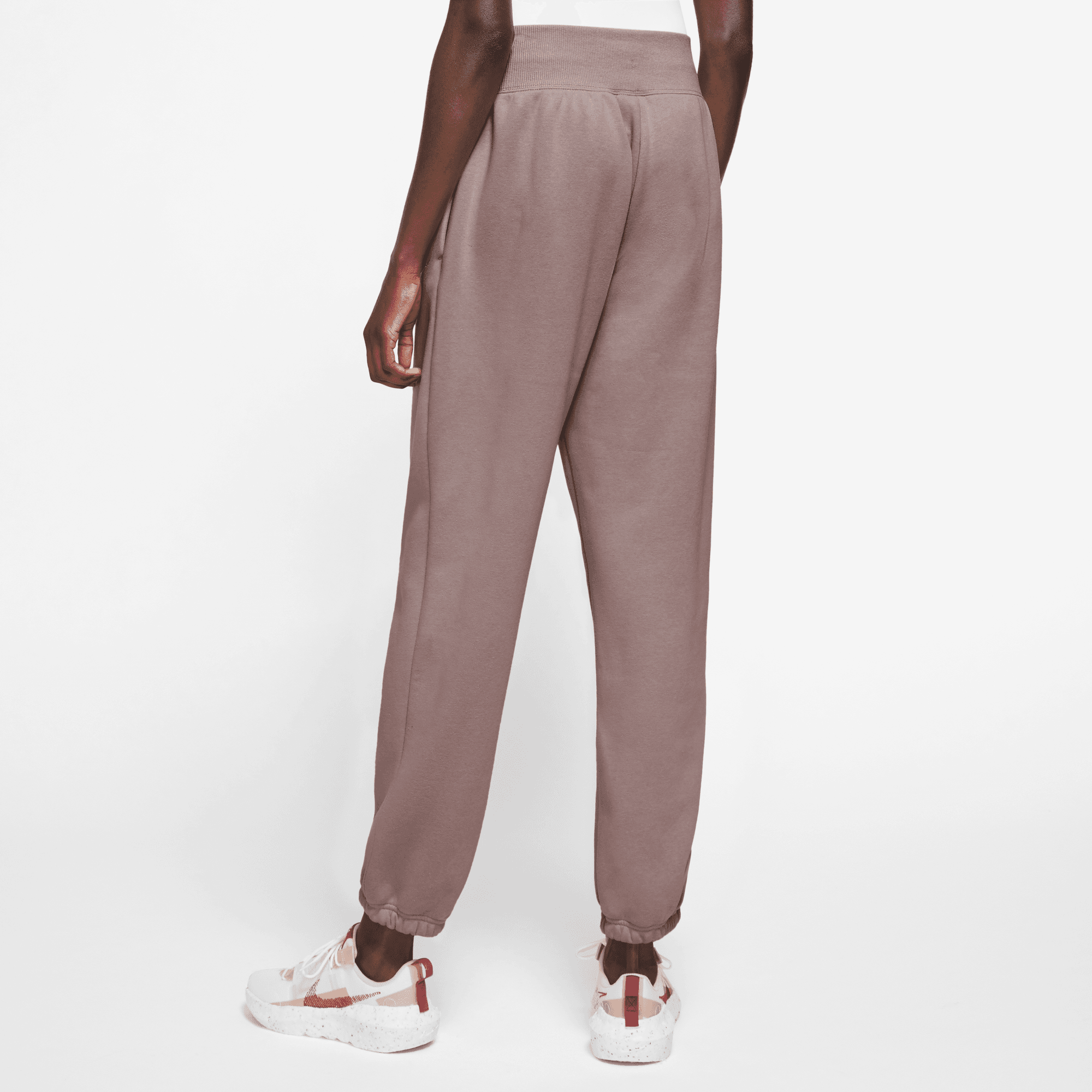 NIKE W NSW PHNX FLC HR OS PANT SMOKEY MAUVE/BLACK – Bild 2
