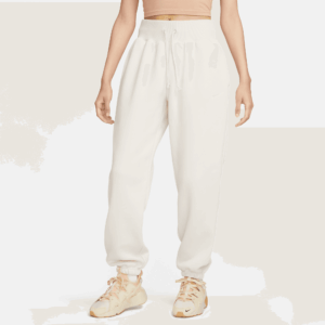 NIKE W NSW PHNX FLC HR OS PANT LT OREWOOD BRN/SAIL