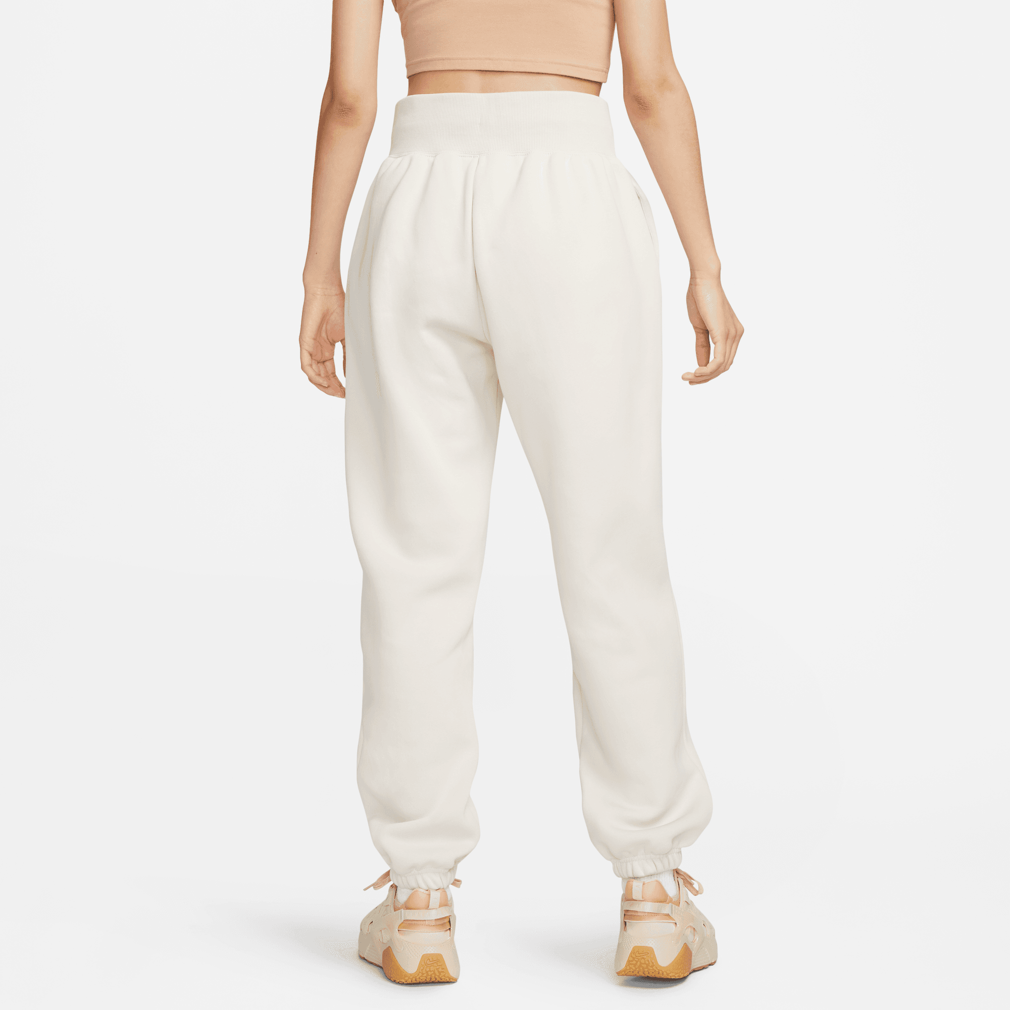 NIKE W NSW PHNX FLC HR OS PANT LT OREWOOD BRN/SAIL – Bild 2