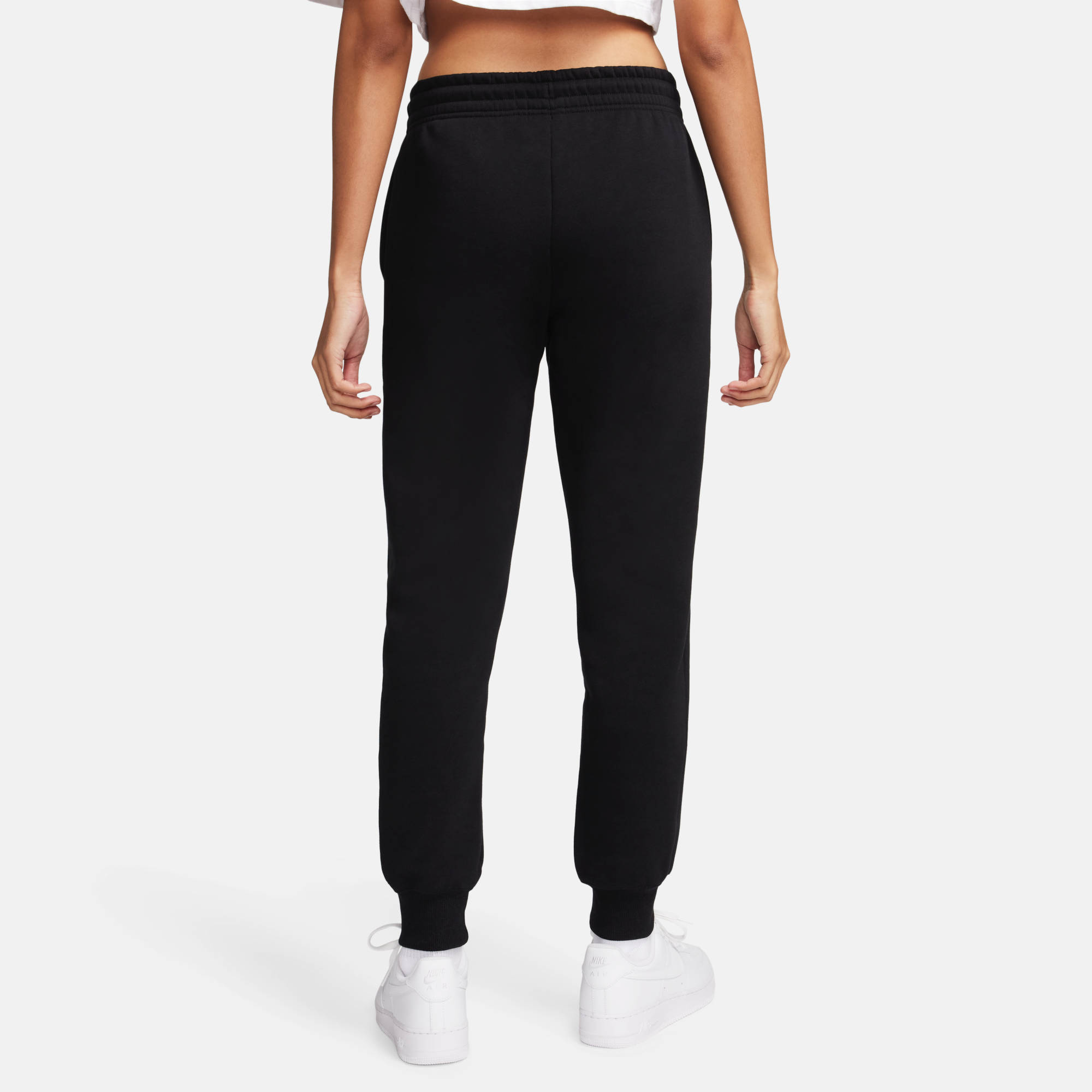 NIKE W NSW PHNX FLC MR PANT STD BLACK/SAIL – Bild 2