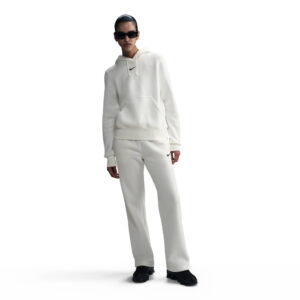 NIKE W NSW PHNX FLC STD PO HOODIE SAIL/BLACK