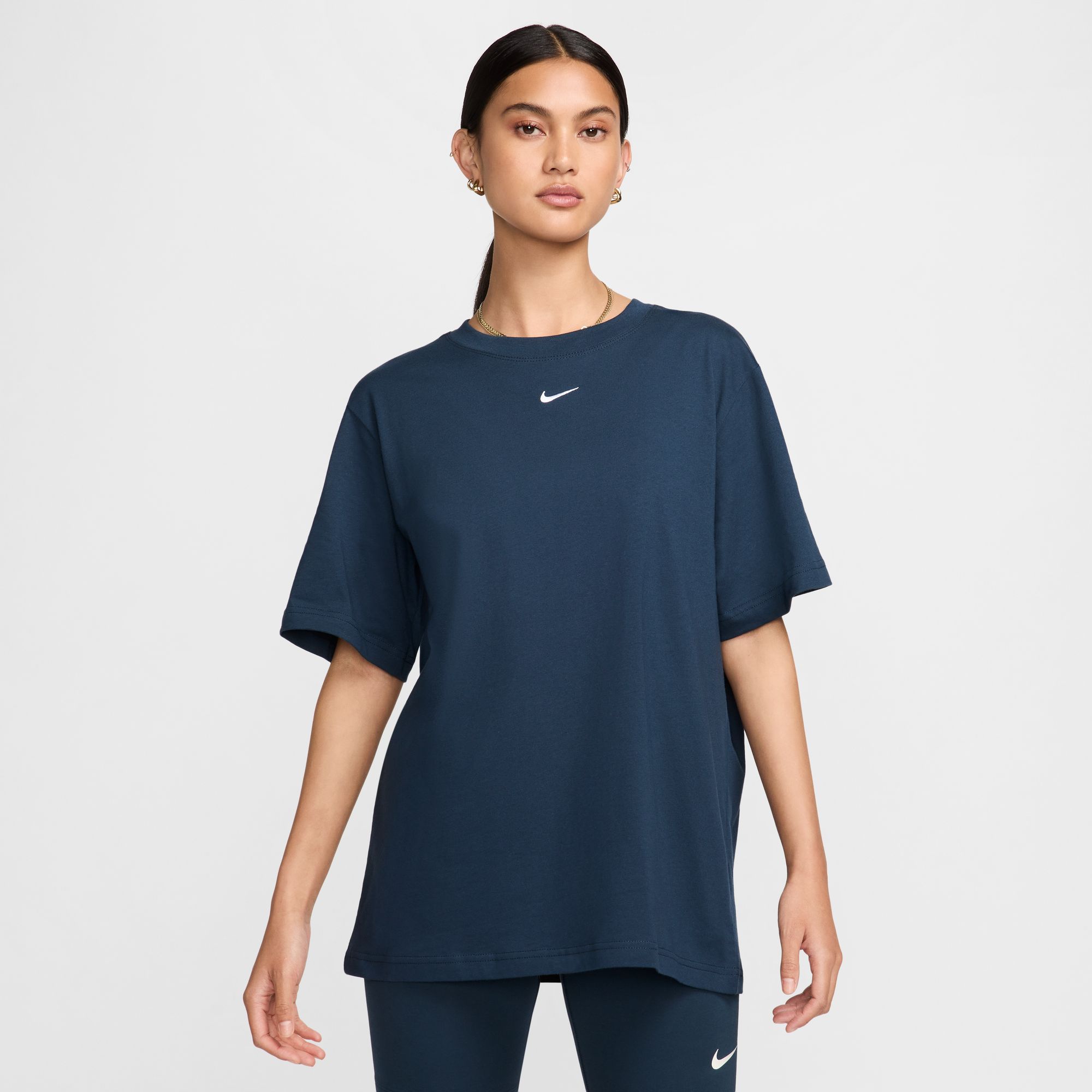 NIKE W NSW TEE ESSNTL LBR ARMORY NAVY