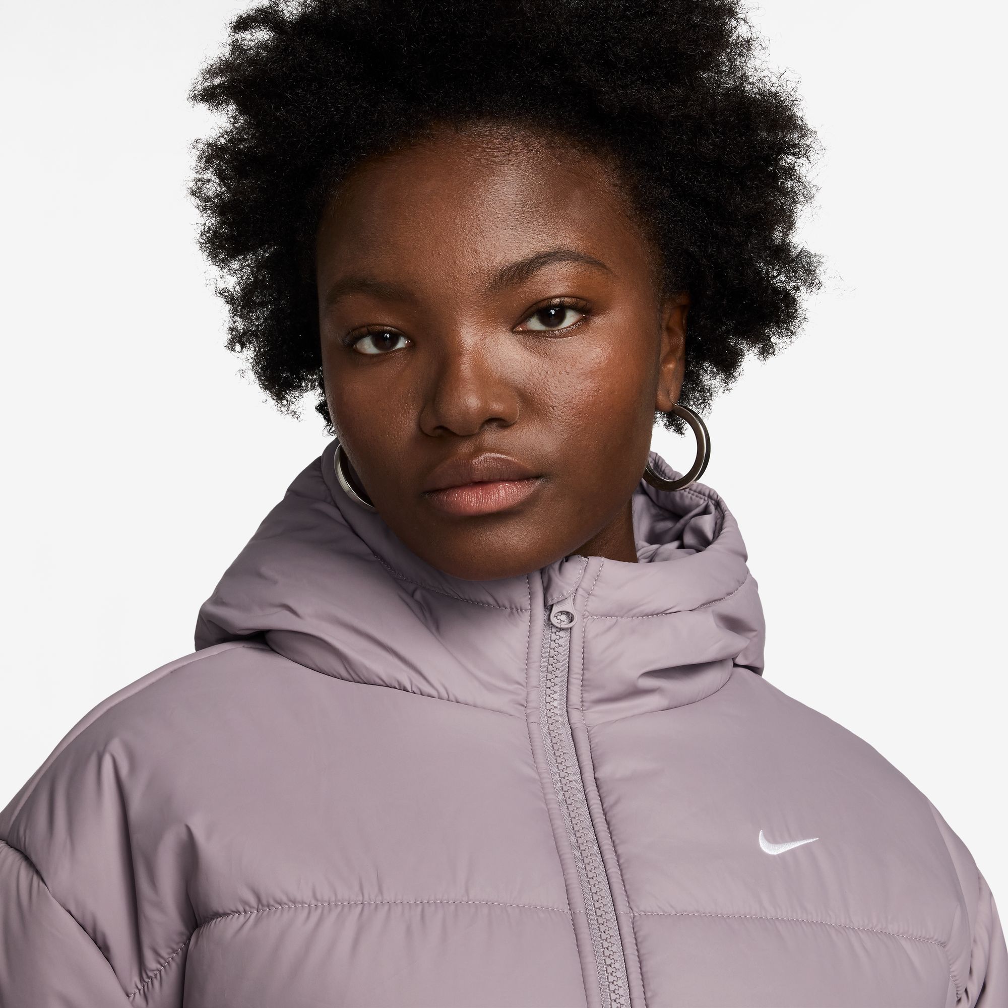 NIKE W NSW TF SYNFL NK CLSC PFR LT VIOLET ORE/WHITE – Bild 3