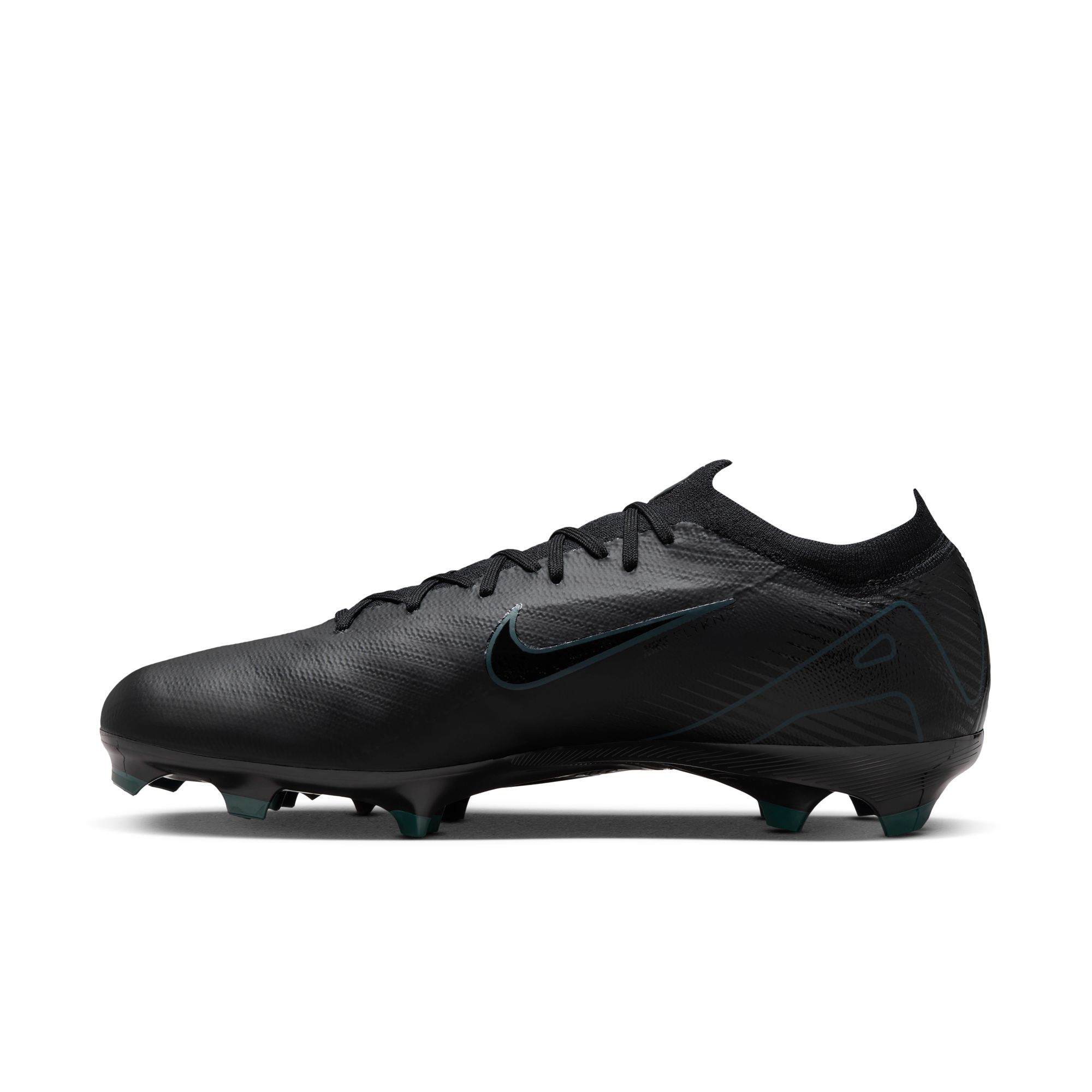 NIKE ZM VAPOR 16 PRO FG BLACK/BLACK-DEEP JUNGLE – Bild 6