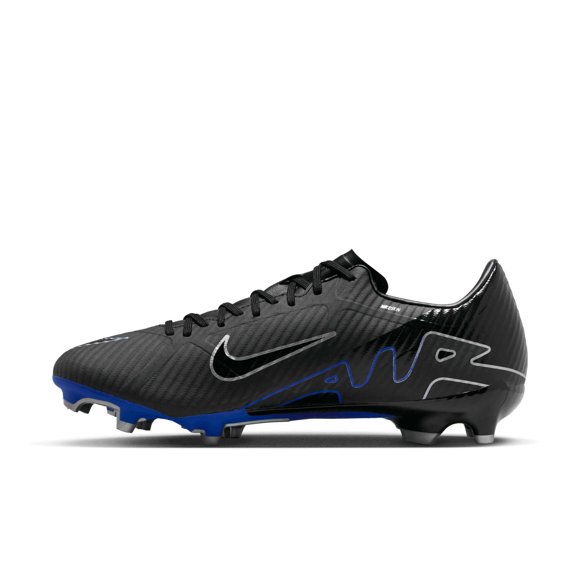 NIKE ZOOM VAPOR 15 ACADEMY FG/MG BLACK/CHROME-HYPER ROYAL – Bild 7